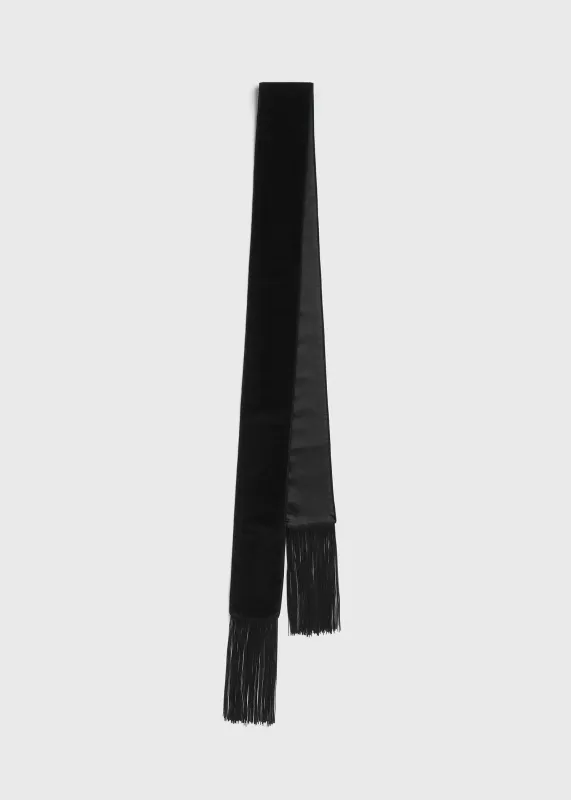 Smoking scarf black made by Toteme