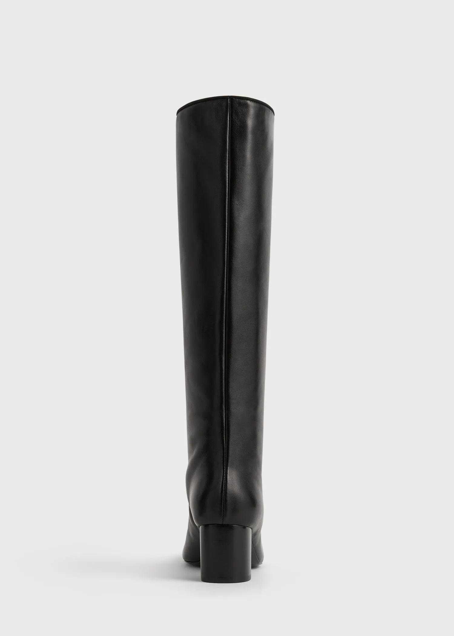 Downtown nappa knee-high boots black sold by Toteme product image thumbnail 4