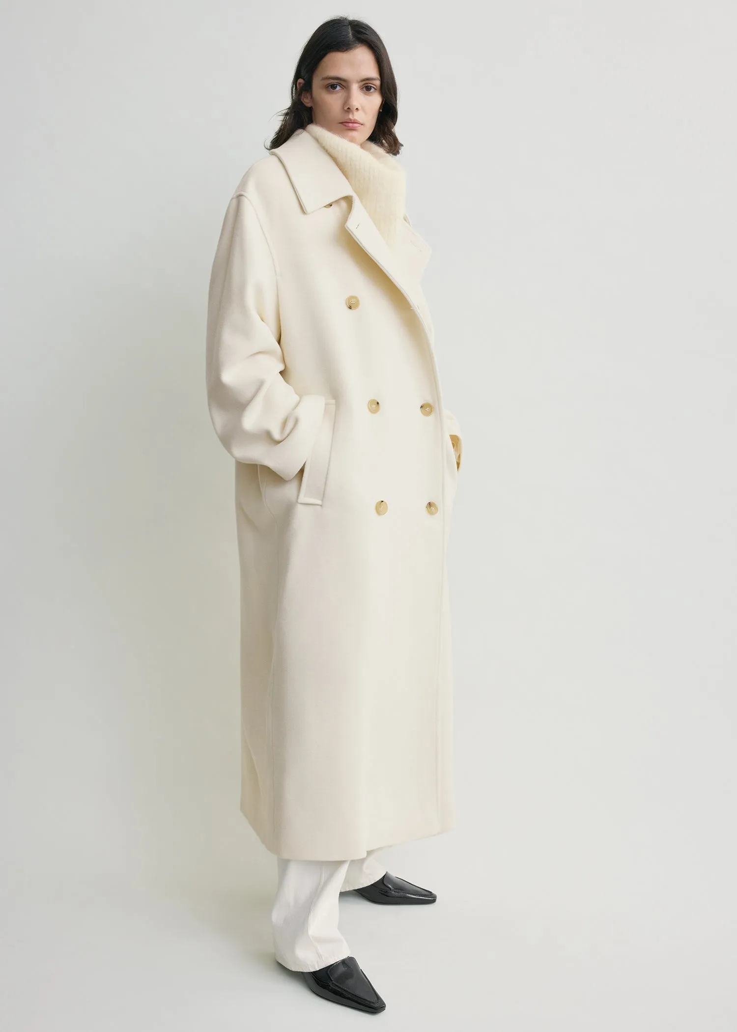 Shield coat ecru sold by Toteme product image thumbnail 2