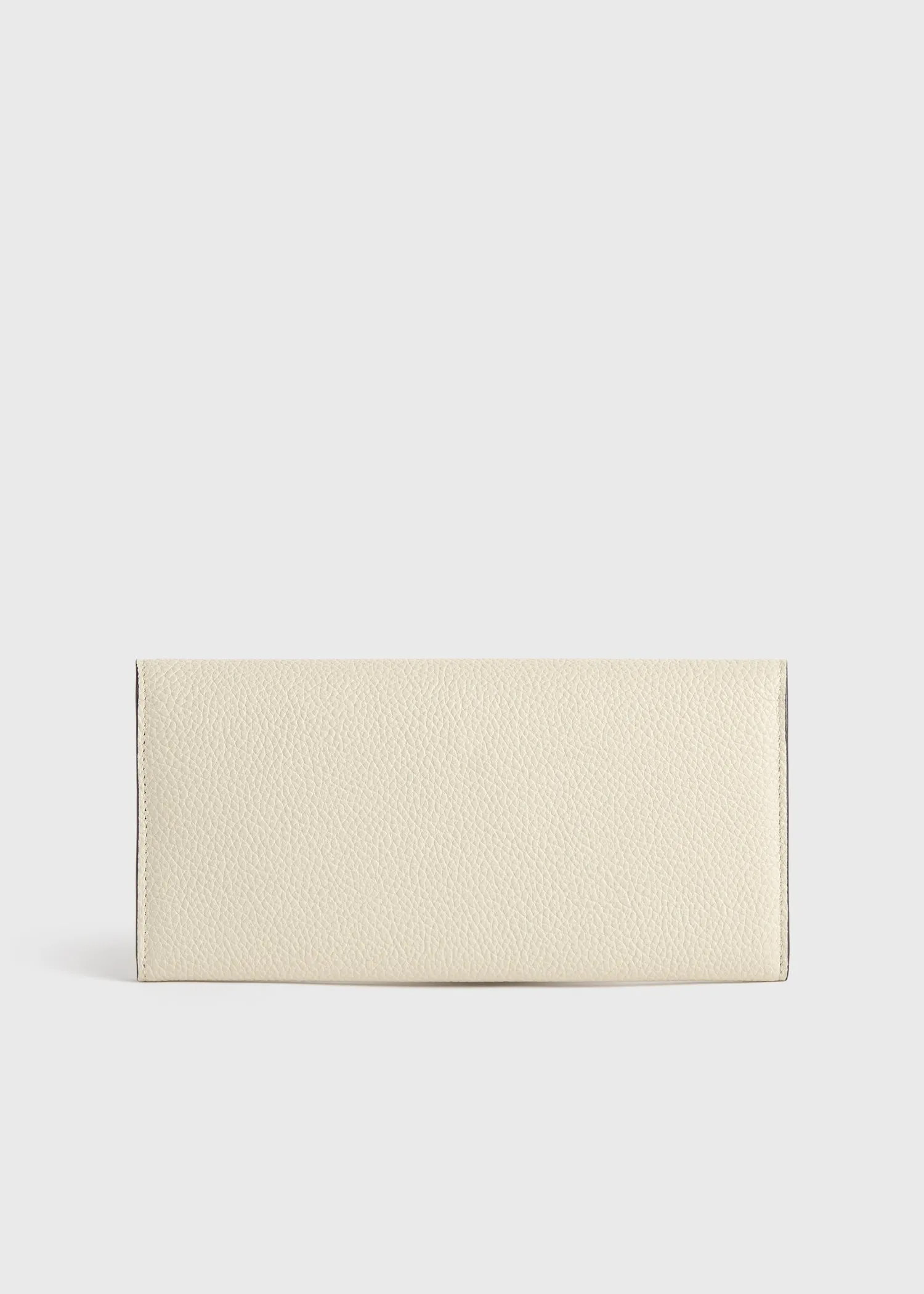 T-lock grained-leather wallet milk sold by Toteme product image thumbnail 4