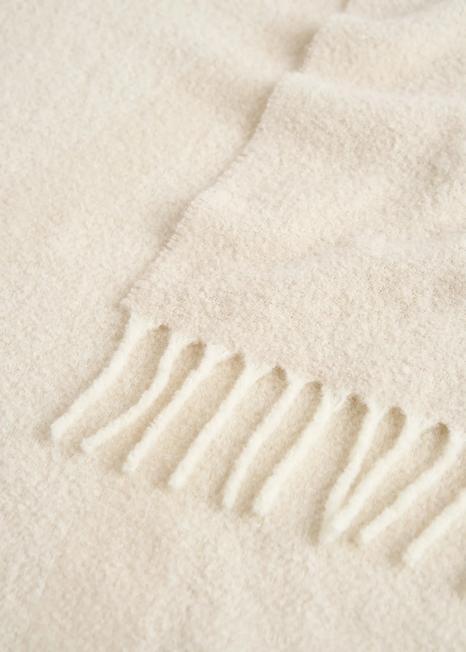 Monogram jacquard scarf ecru/white sold by Toteme product image thumbnail 5