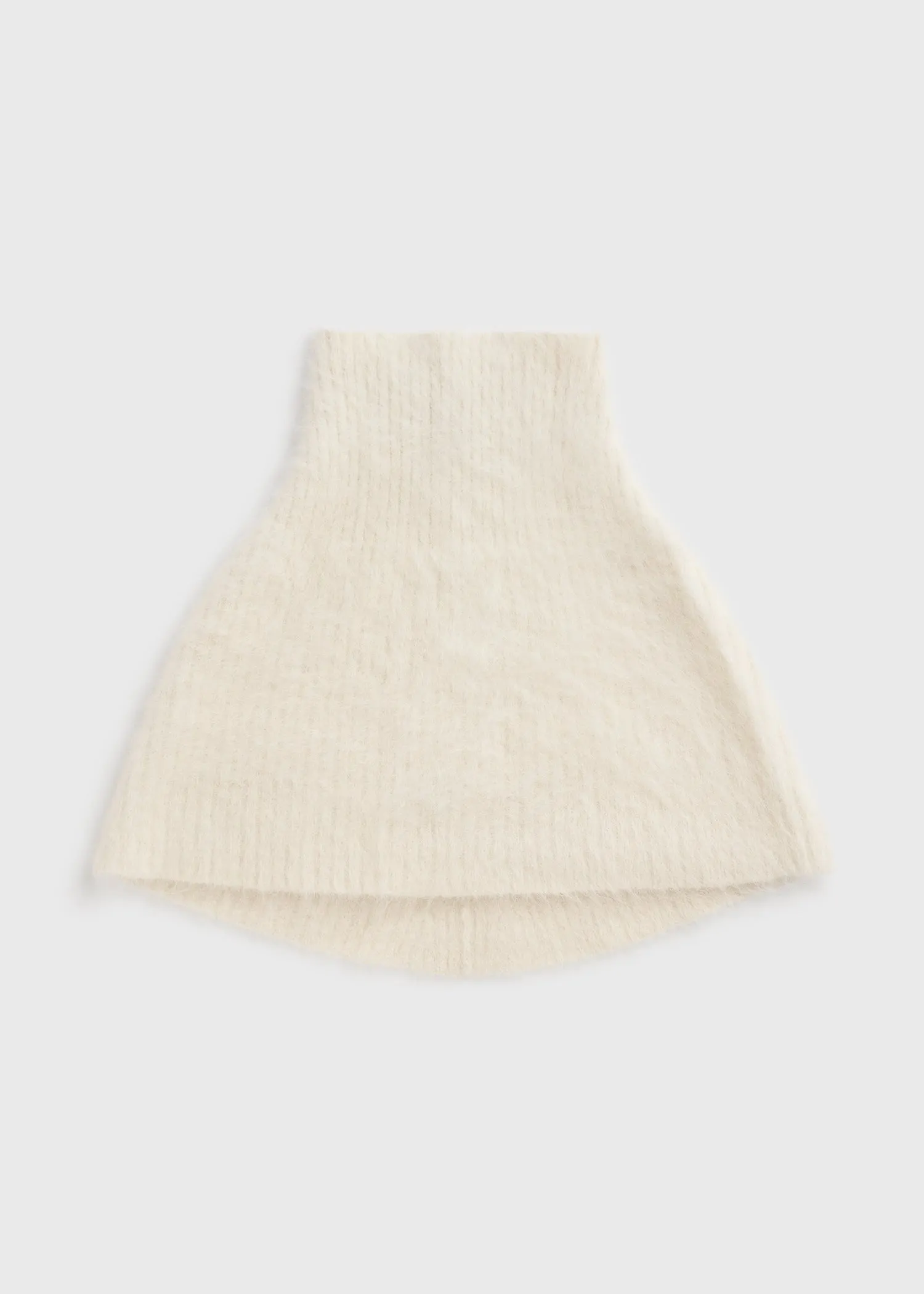 Funnel alpaca-blend neck warmer ecru sold by Toteme