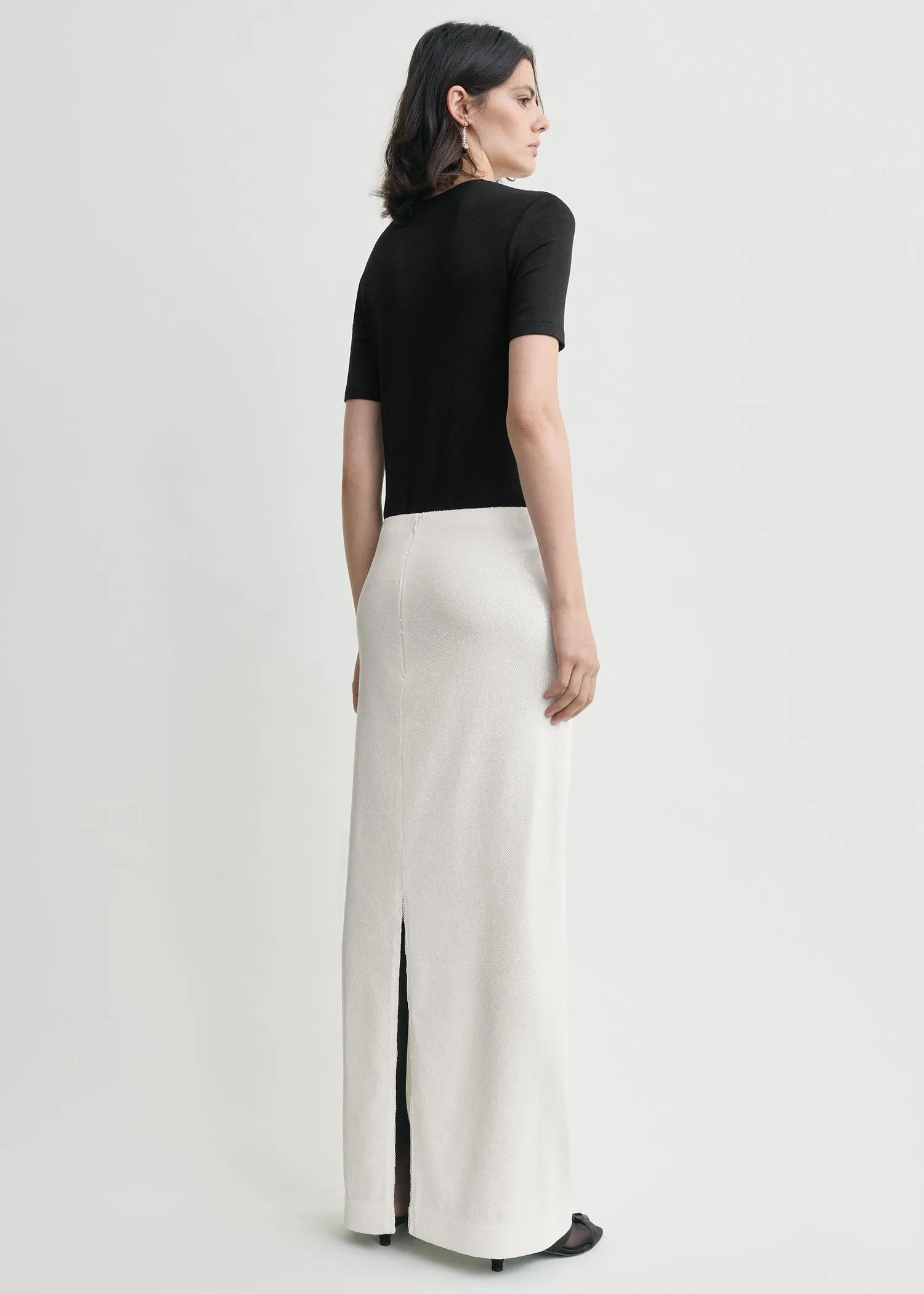 Sequin skirt white sold by Toteme product image thumbnail 3