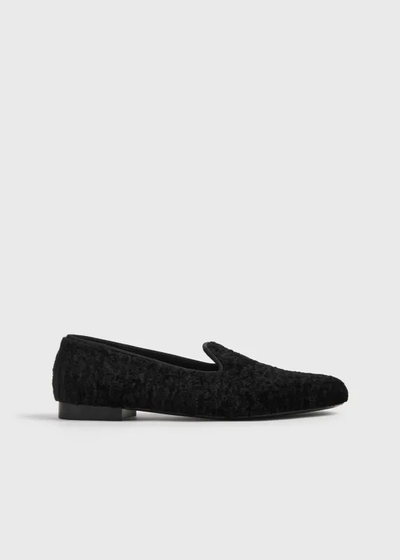 Shearling loafers black sold by Toteme