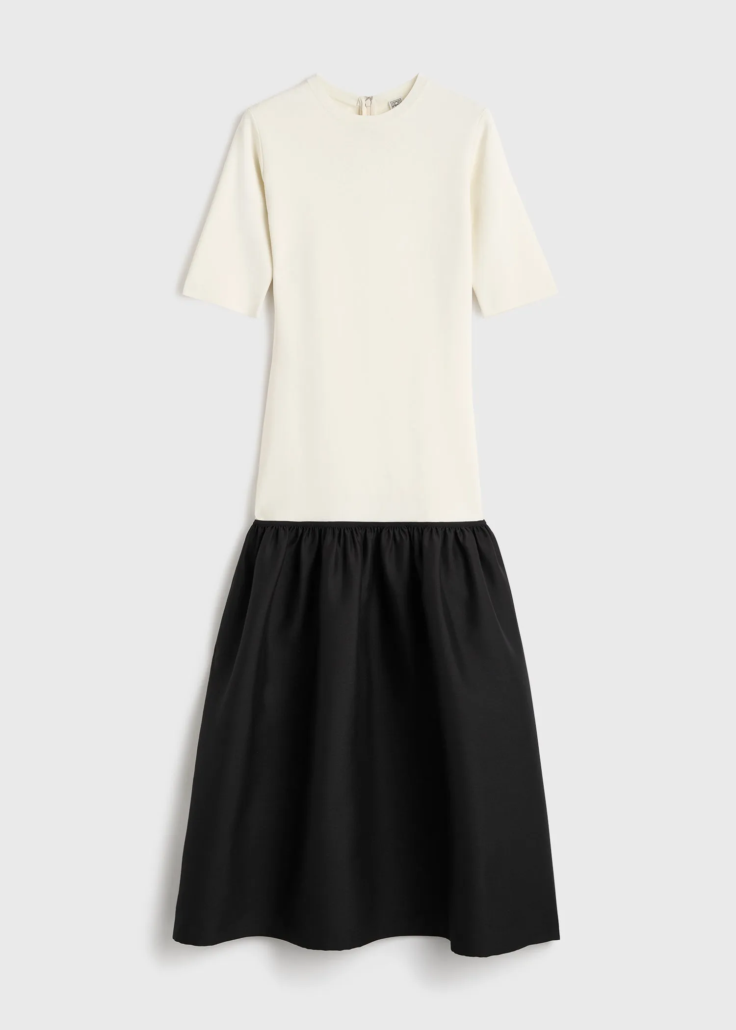 Twinflower tee dress ecru sold by Toteme product image thumbnail 5