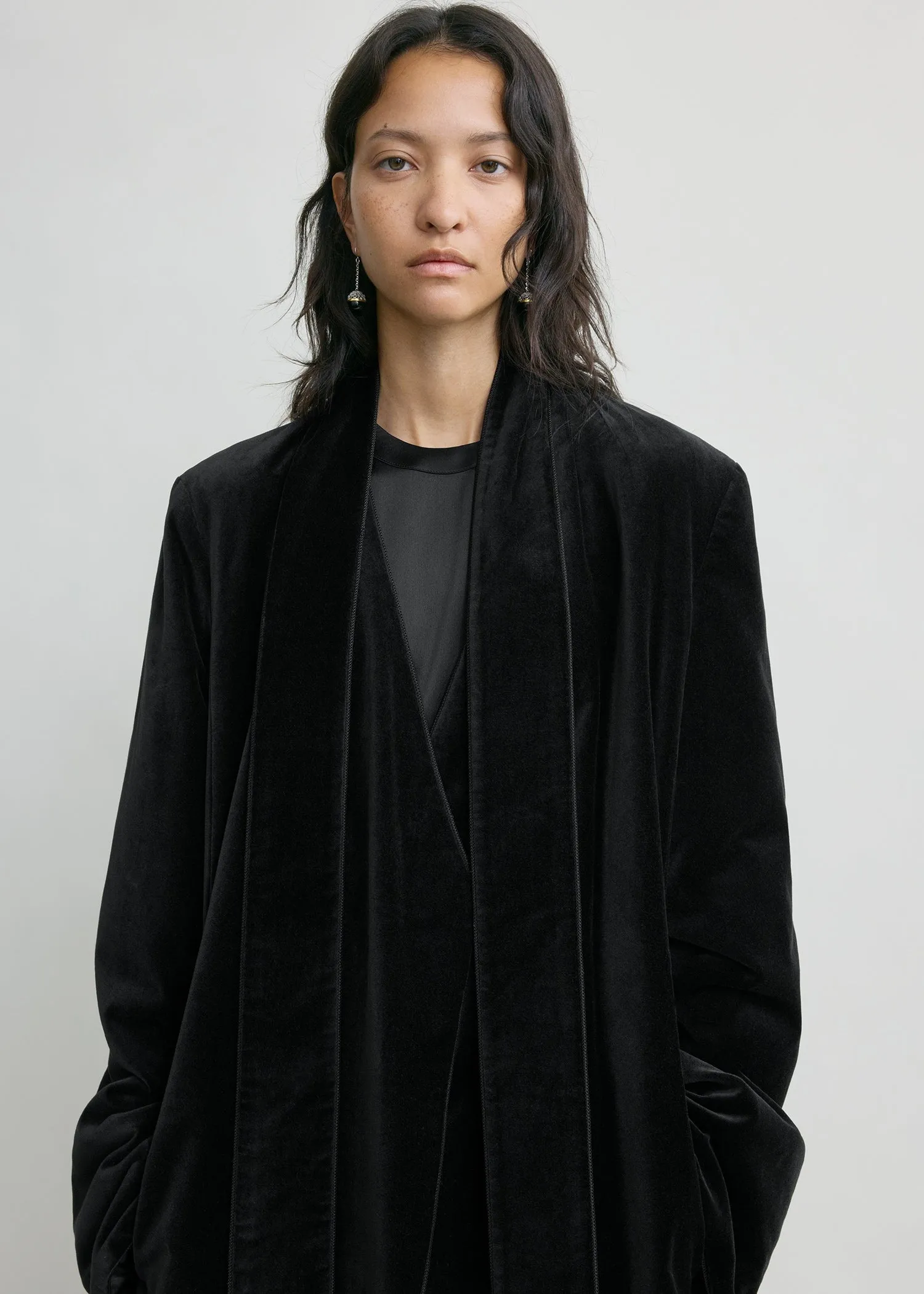 Smoking coat black sold by Toteme product image thumbnail 4