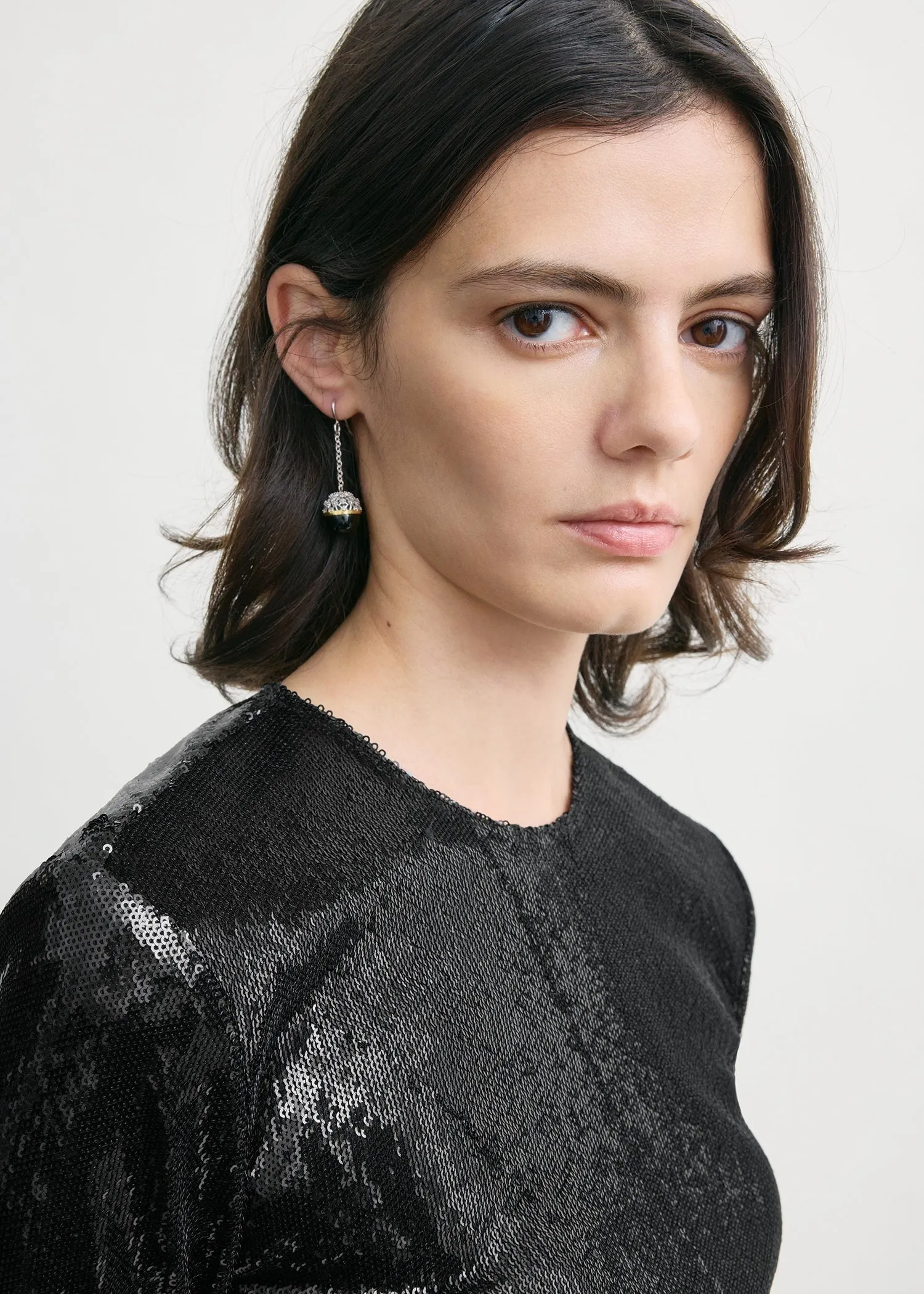 Sequin top black sold by Toteme product image thumbnail 5