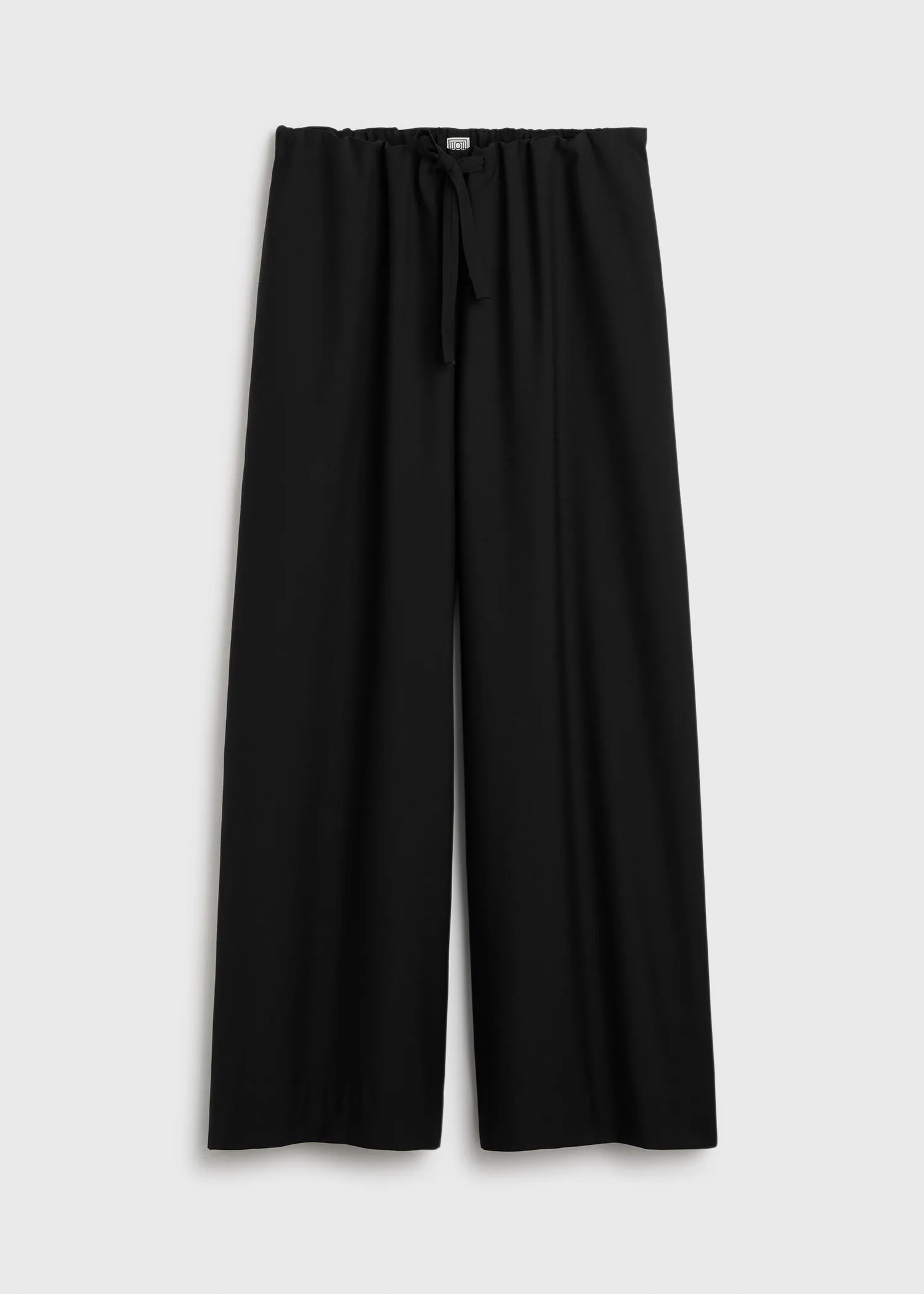 Drawstring dinner trousers black sold by Toteme product image thumbnail 5