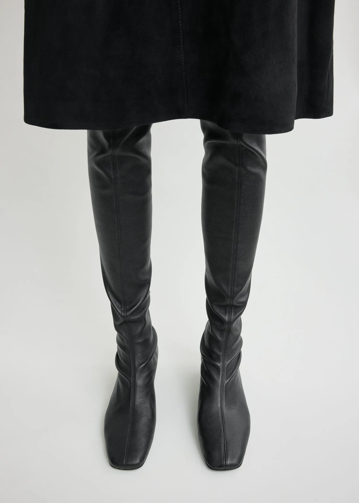 Day nappa knee-high boots black sold by Toteme product image thumbnail 2