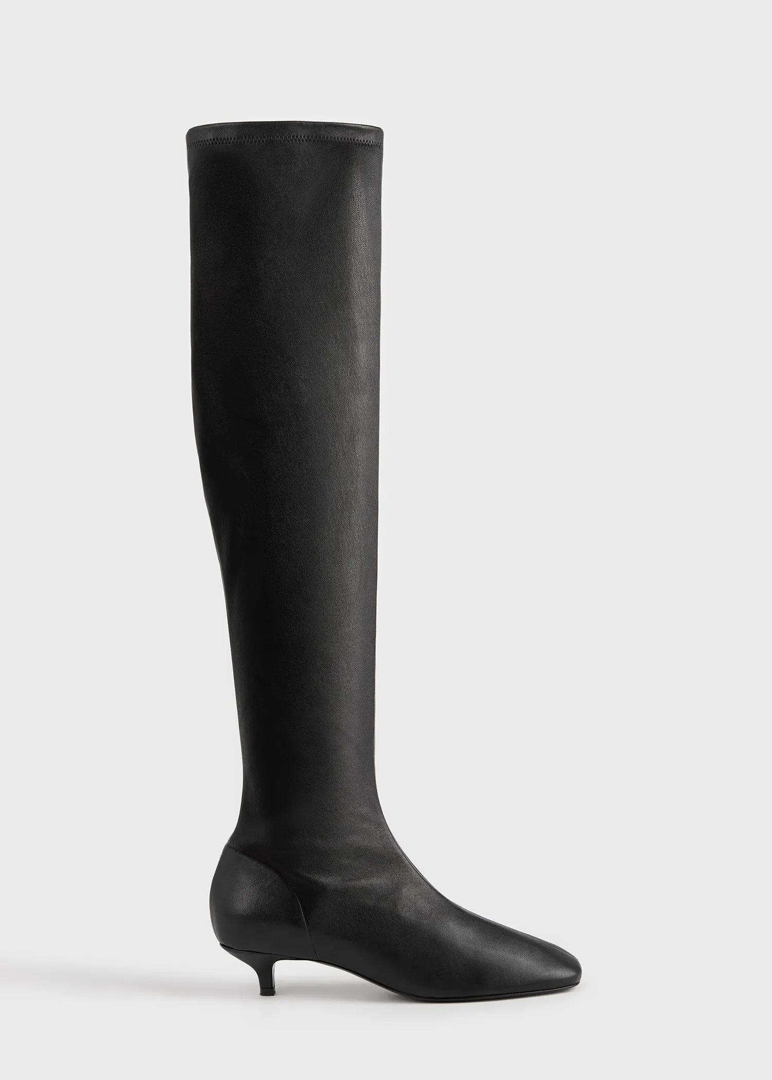 Day nappa knee-high boots black sold by Toteme