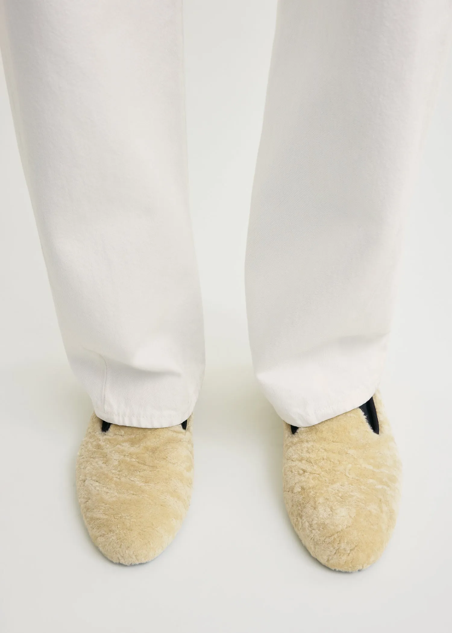 Shearling loafers beige sold by Toteme product image thumbnail 2