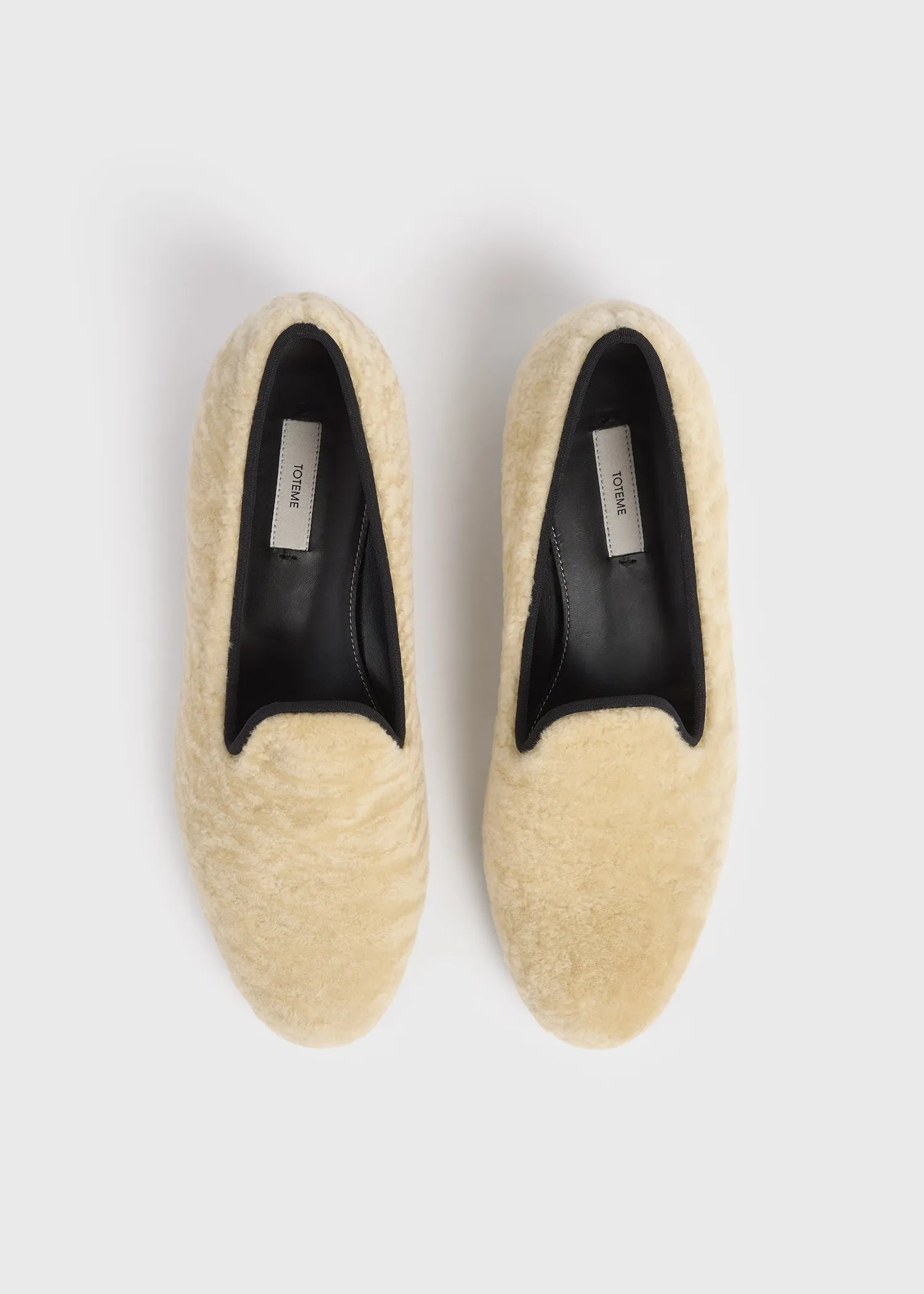 Shearling loafers beige sold by Toteme product image thumbnail 4