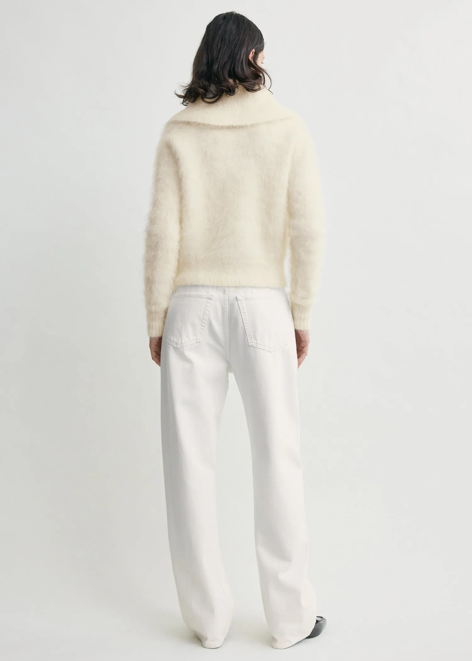 Funnel alpaca-blend knit milk sold by Toteme product image thumbnail 3