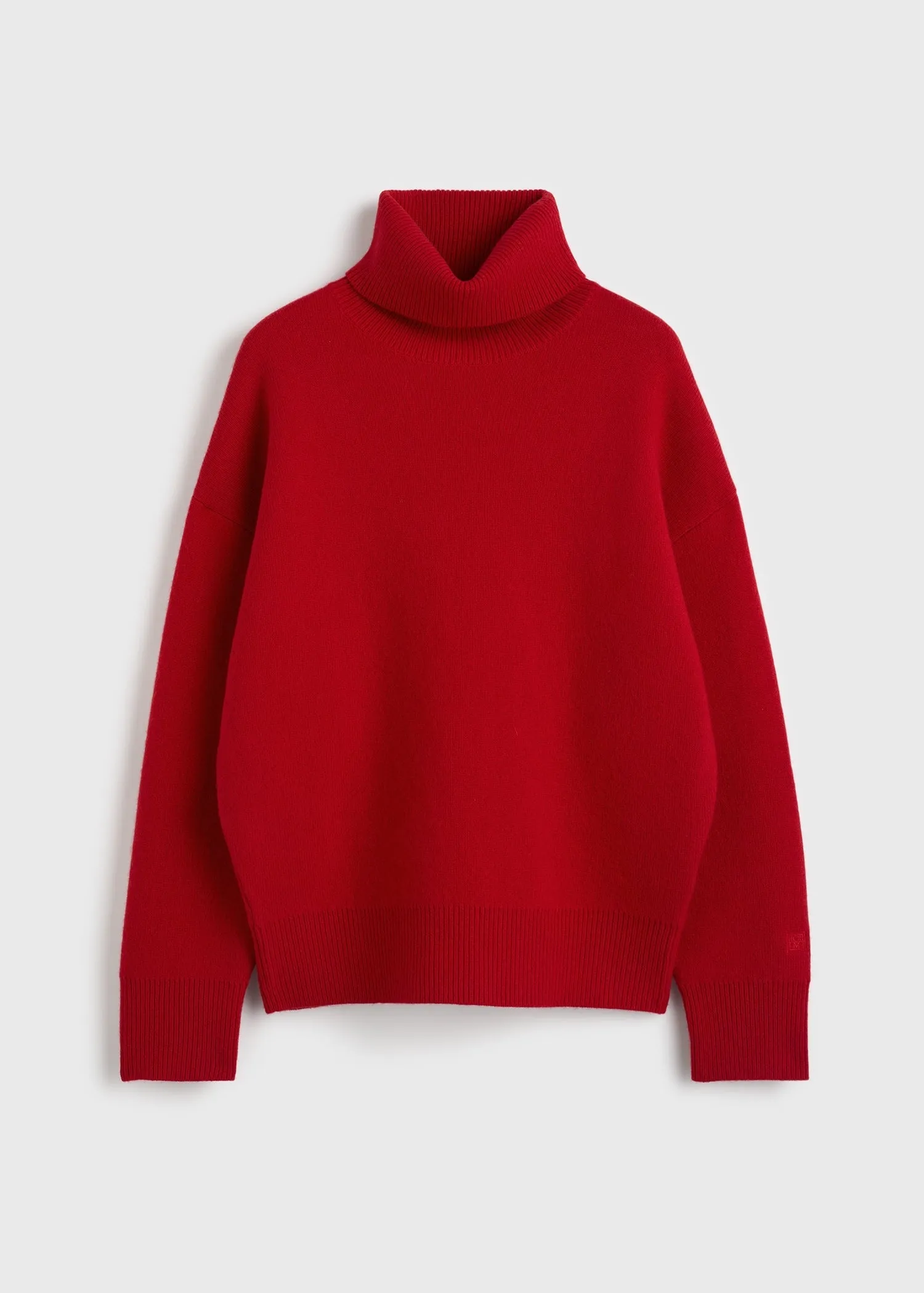 Double-knit turtleneck poppy sold by Toteme product image thumbnail 5