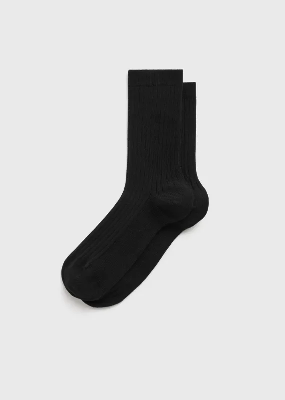 Crew socks black sold by Toteme