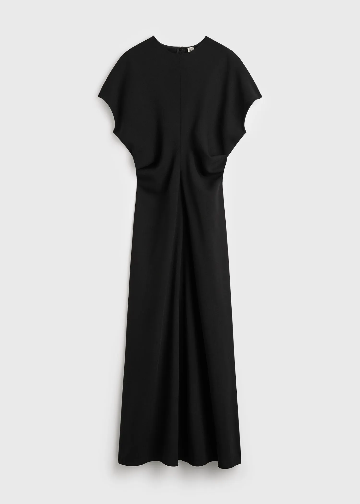 Slouch waist wool dress black sold by Toteme product image thumbnail 5