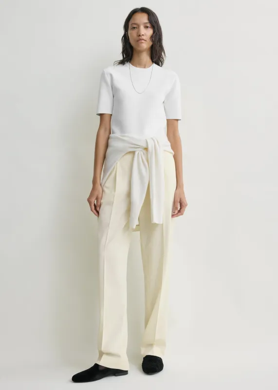 Pleat trousers off-white sold by Toteme