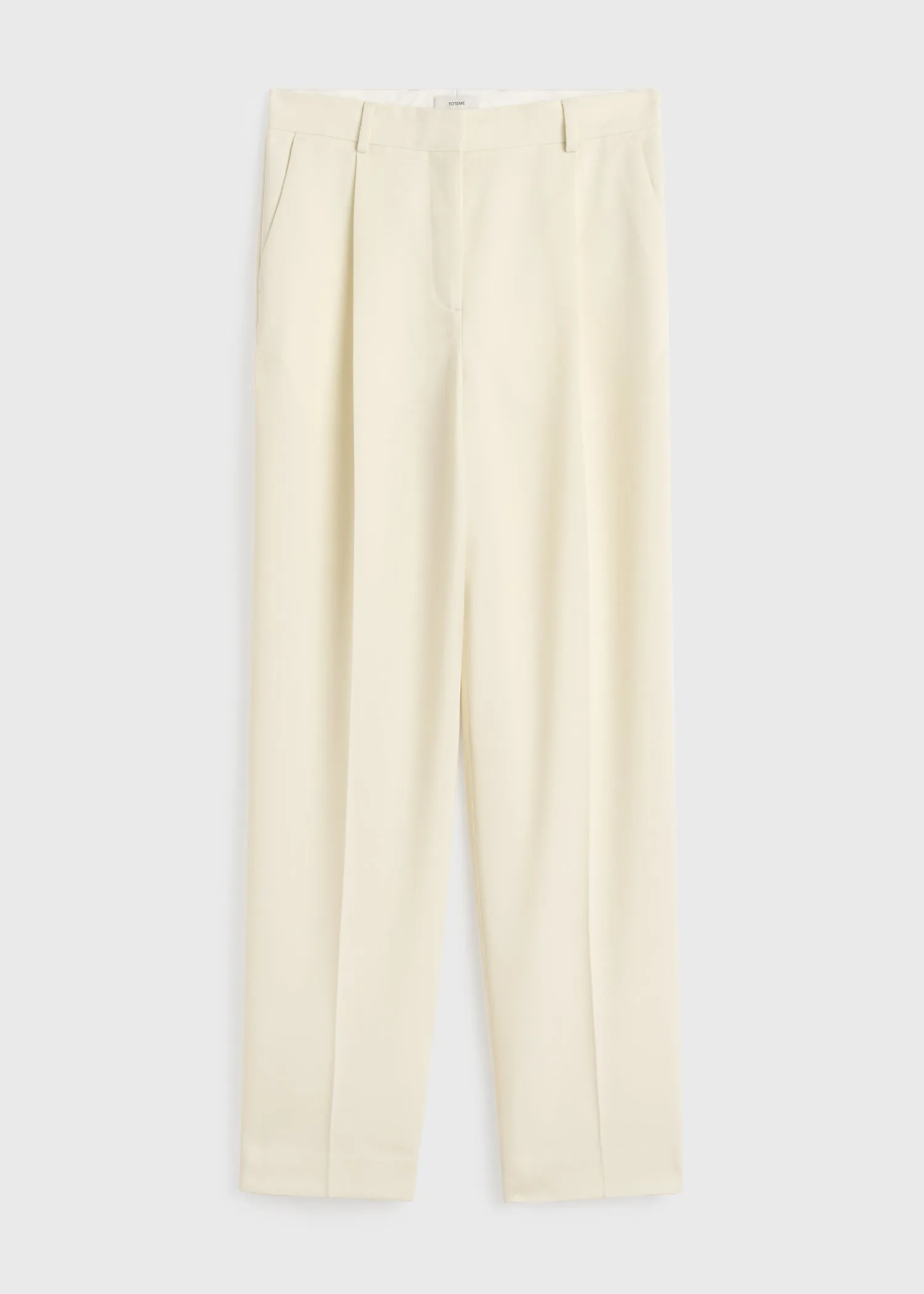 Pleat trousers off-white sold by Toteme product image thumbnail 5
