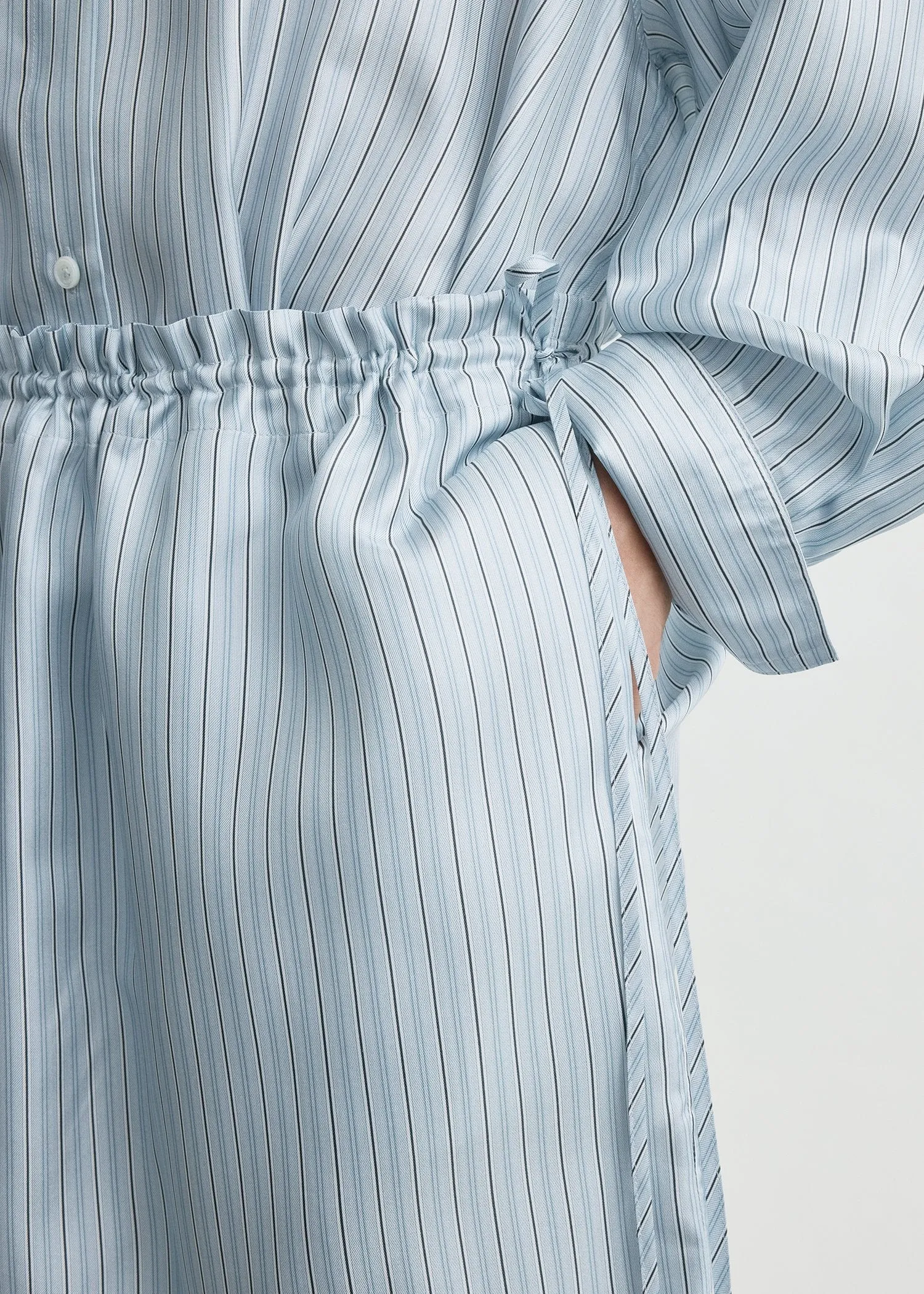 Striped mini skirt ice/white sold by Toteme product image thumbnail 4