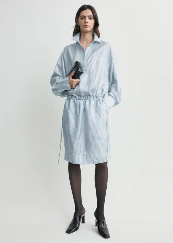 Striped mini skirt ice/white sold by Toteme