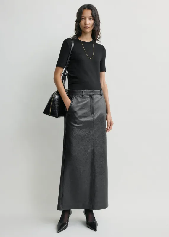 Classic jersey tee black made by Toteme