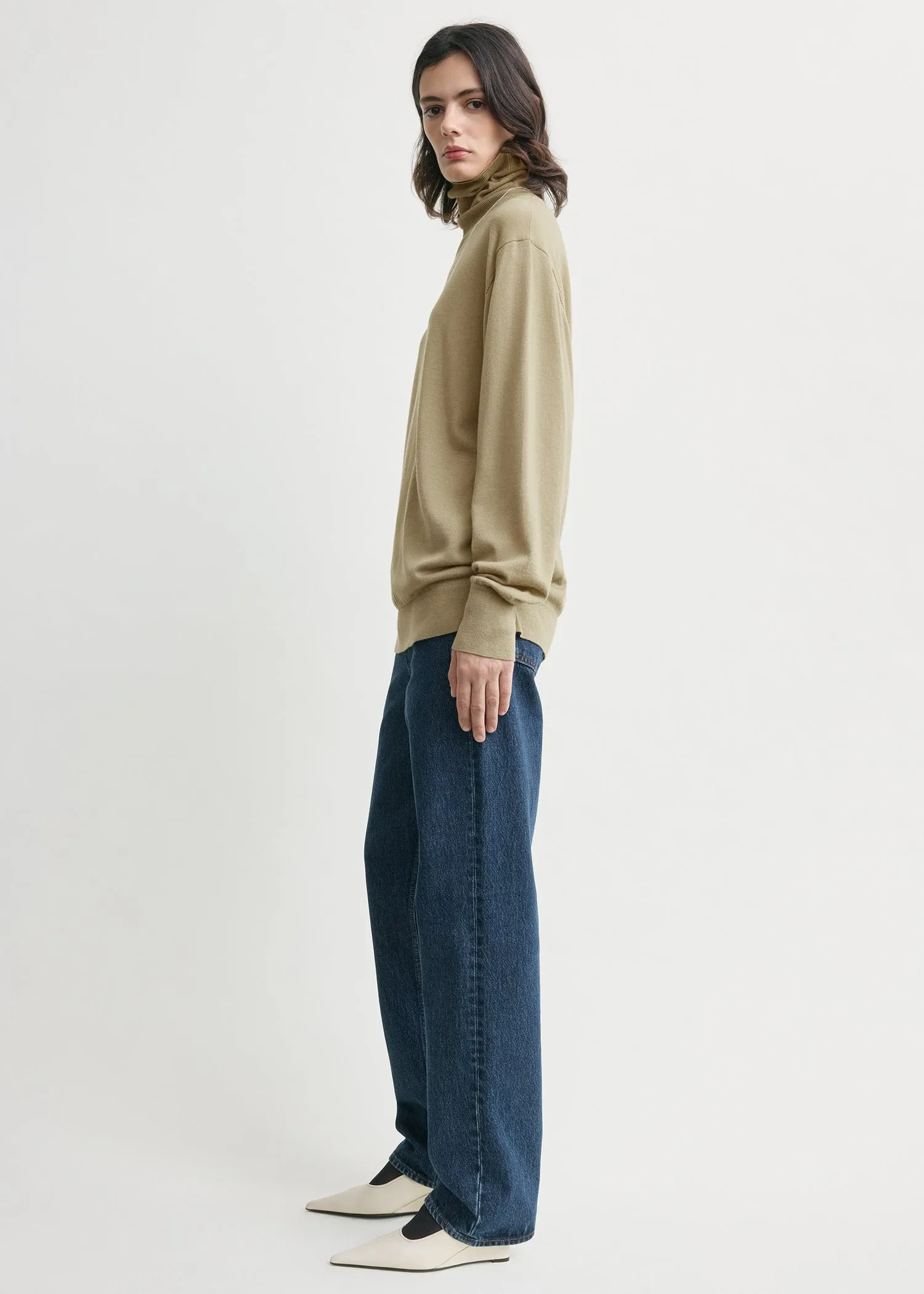 Merino turtleneck desert sold by Toteme product image thumbnail 2