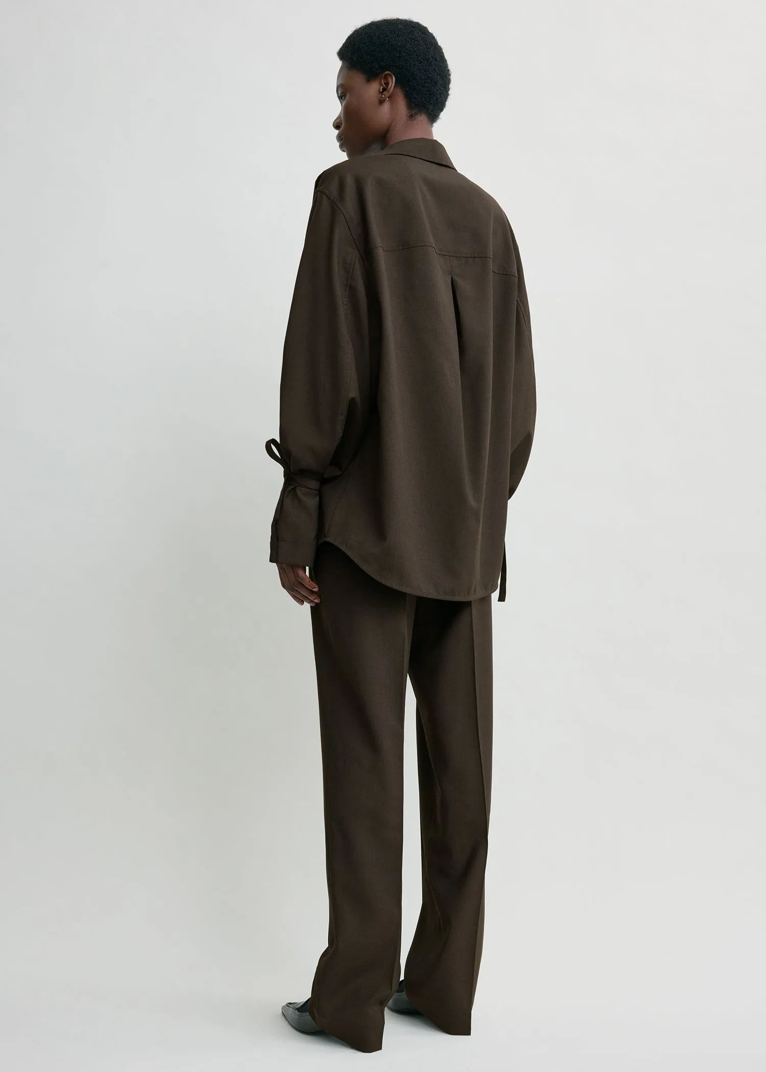 Tie-cuff shirt pepper sold by Toteme product image thumbnail 3