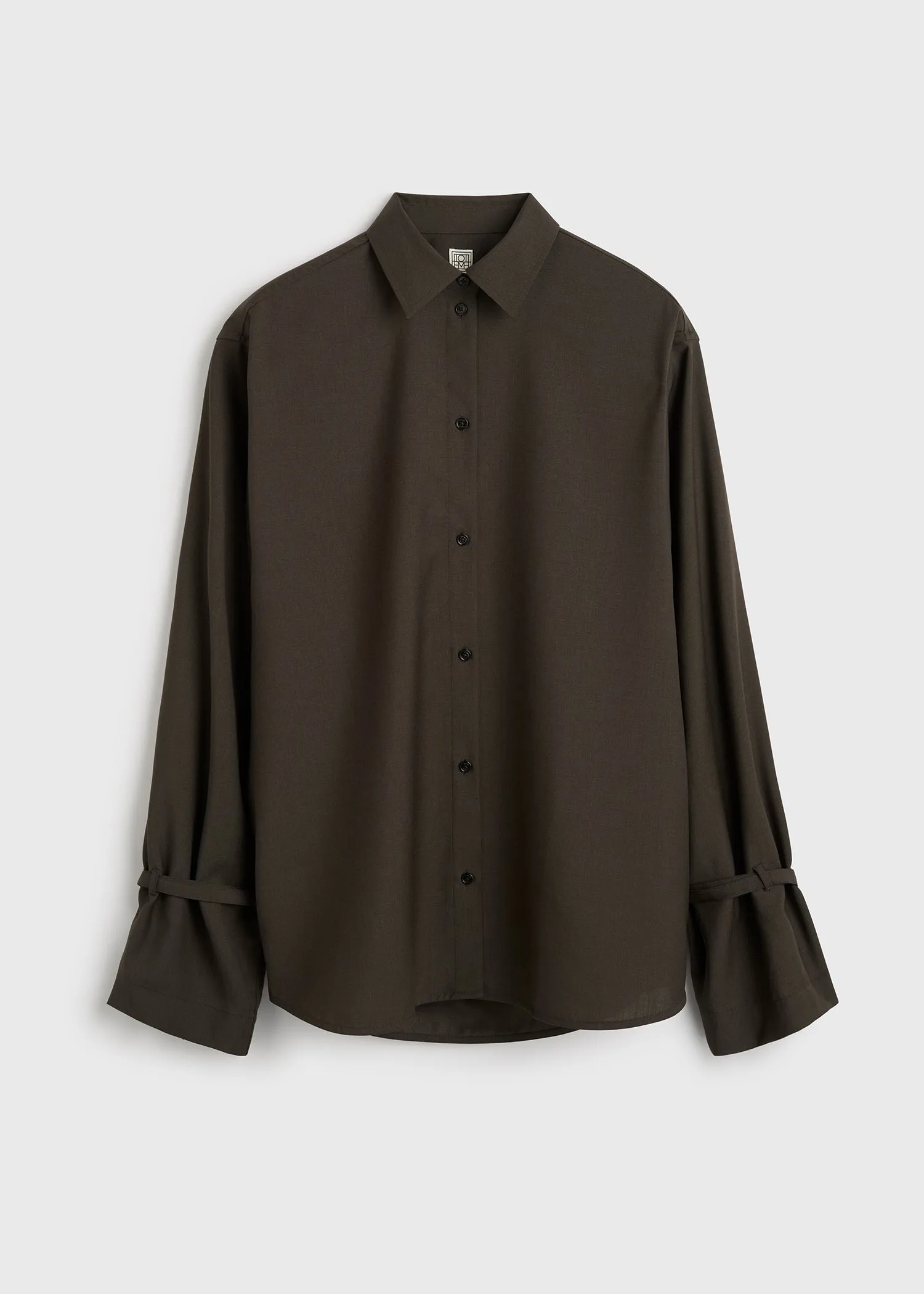 Tie-cuff shirt pepper sold by Toteme product image thumbnail 5