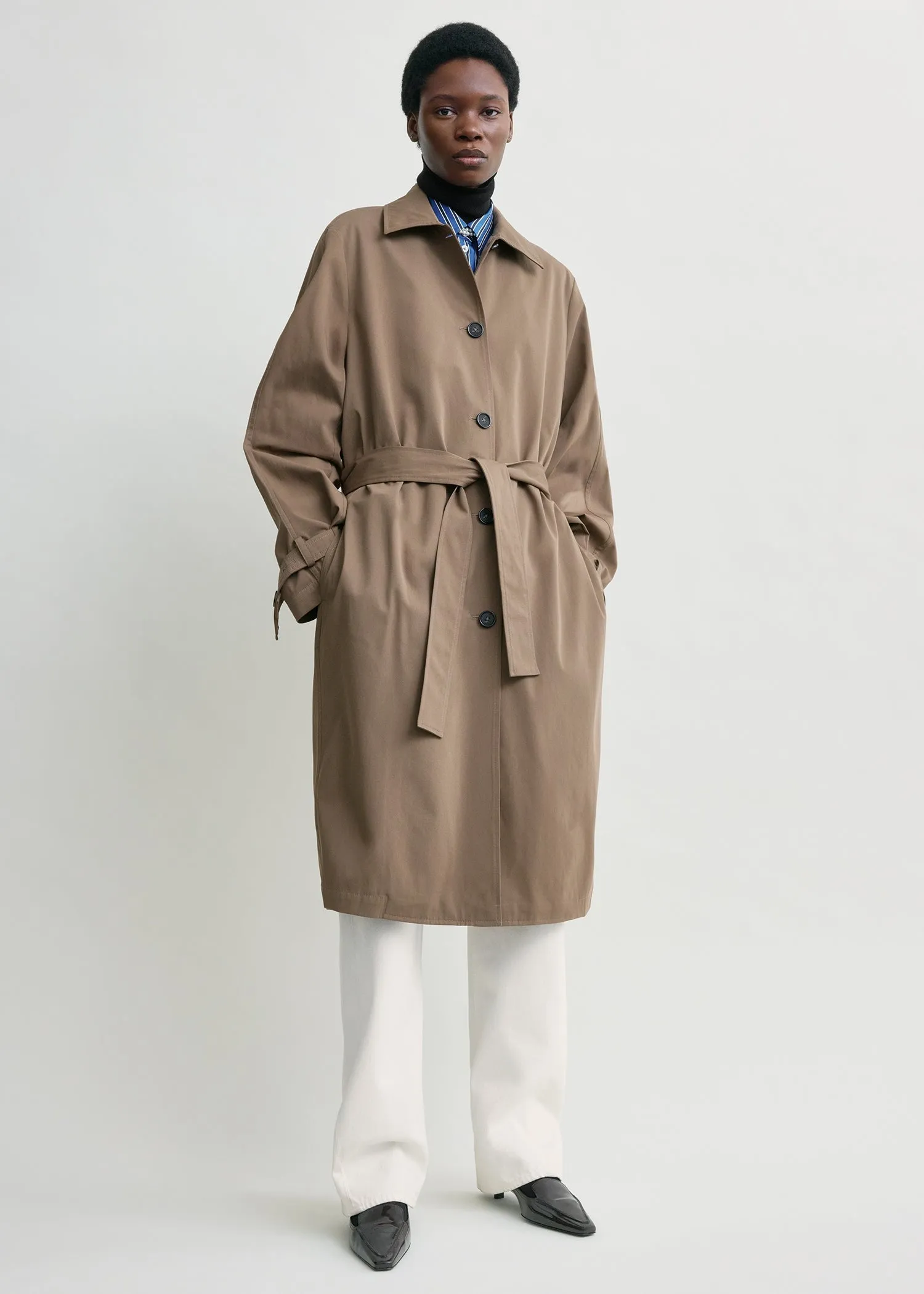 Light spring trench hazel sold by Toteme product image thumbnail 2