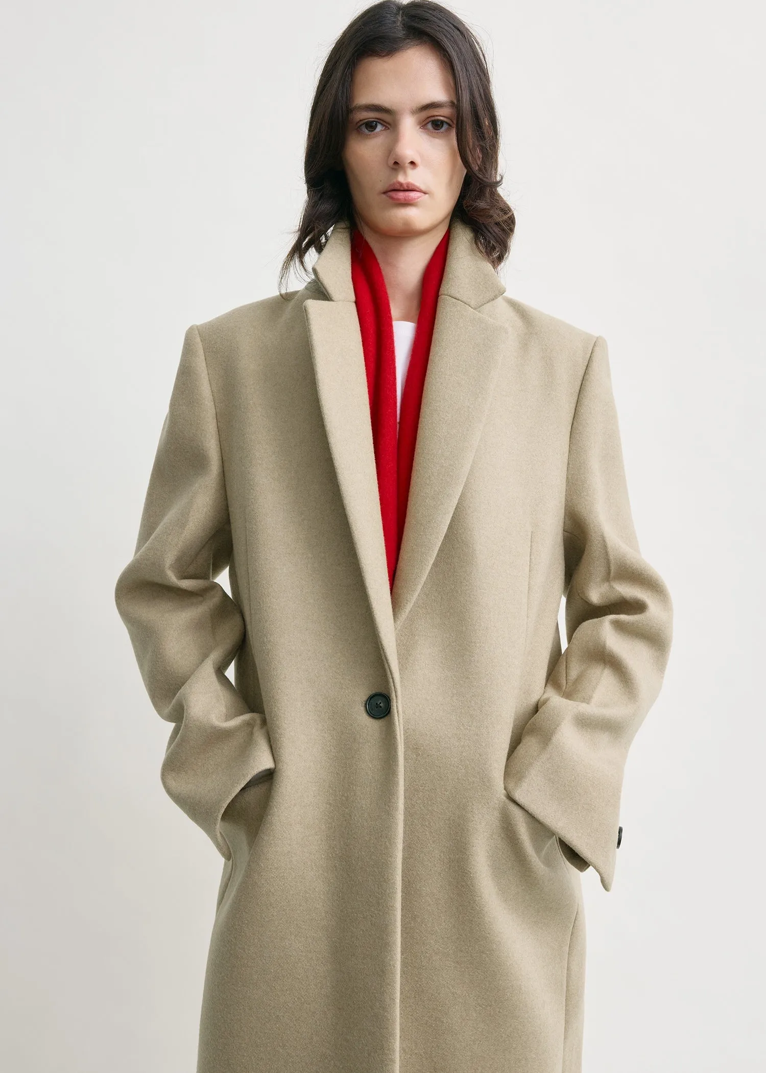 Classic winter coat biscuit sold by Toteme product image thumbnail 4