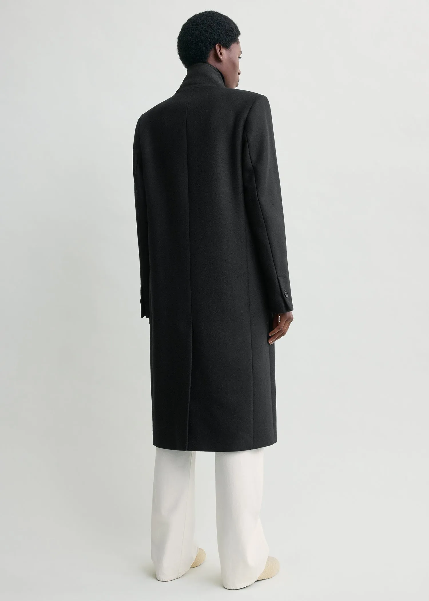 Classic winter coat black sold by Toteme product image thumbnail 3