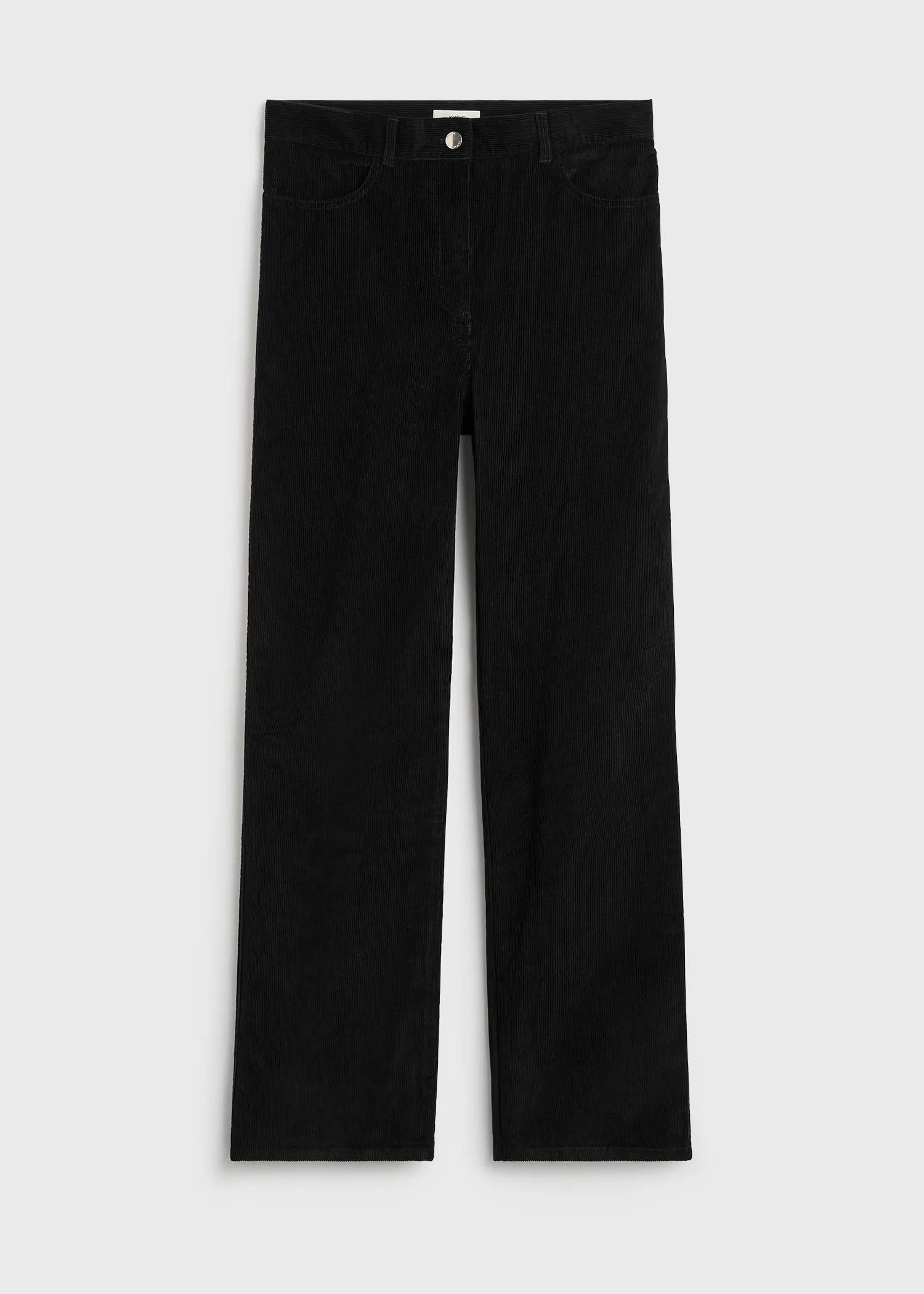 Straight cord trousers black sold by Toteme product image thumbnail 5