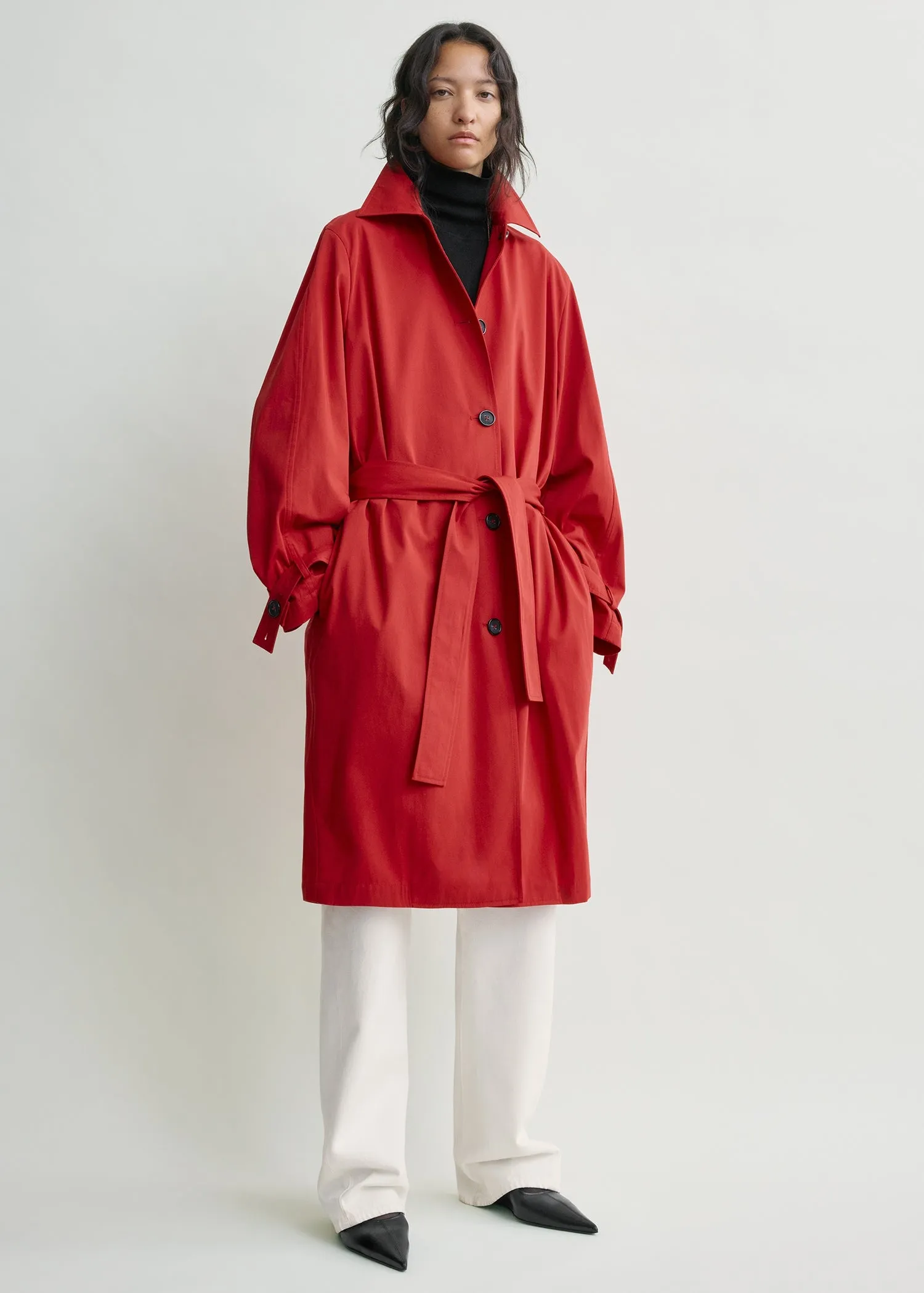 Light spring trench poppy sold by Toteme product image thumbnail 5