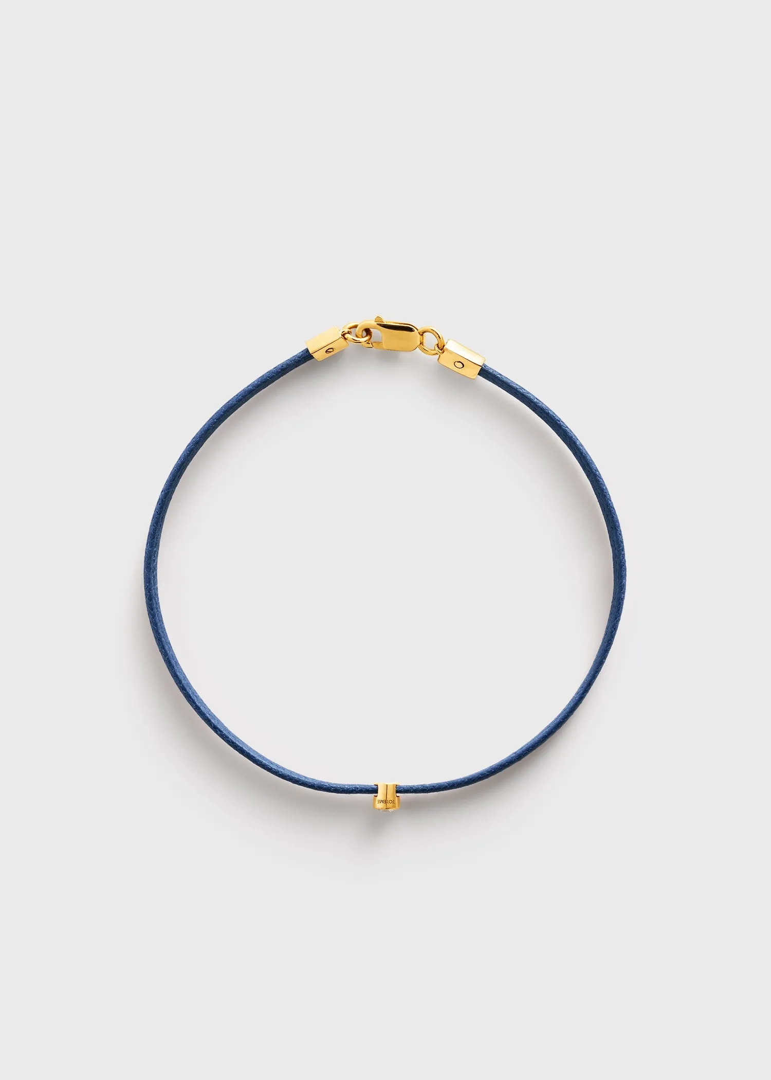 Mini diamond bracelet blue/gold sold by Toteme product image thumbnail 3