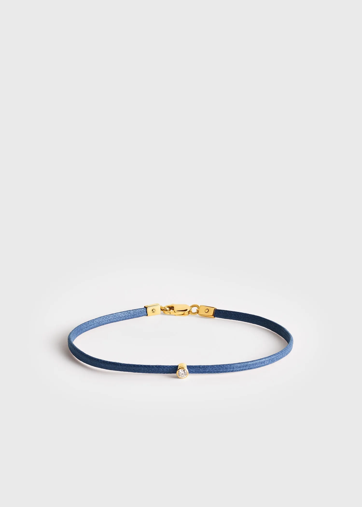 Mini diamond bracelet blue/gold sold by Toteme