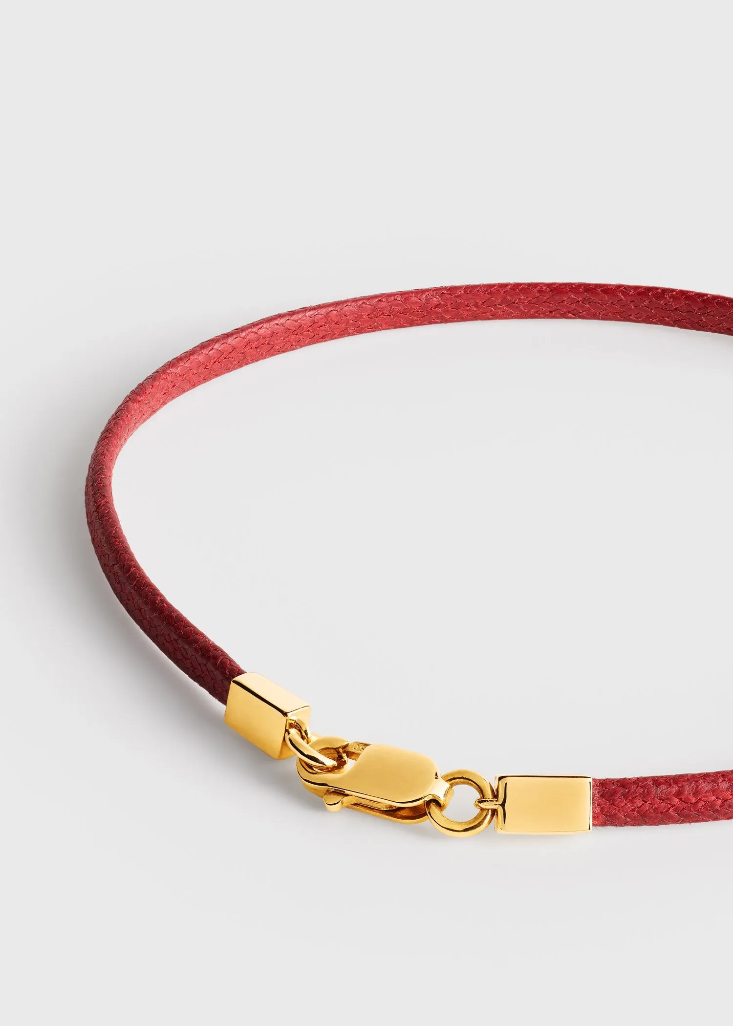 Mini diamond bracelet red/gold sold by Toteme product image thumbnail 4