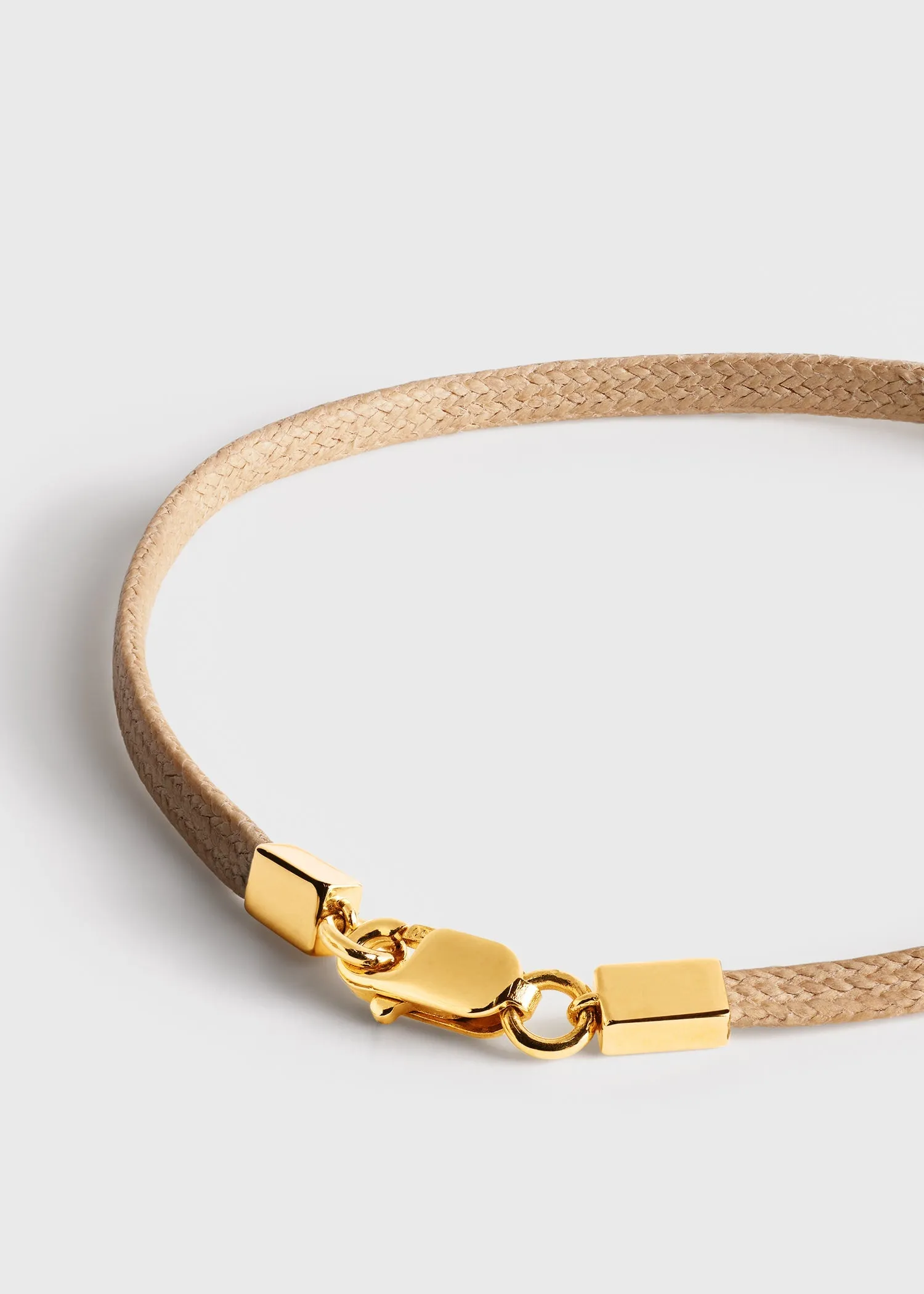 Mini diamond bracelet beige/gold sold by Toteme product image thumbnail 4