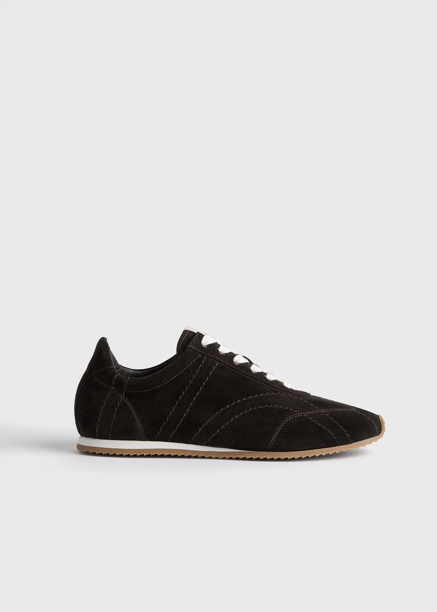 Flex suede sneakers umber sold by Toteme
