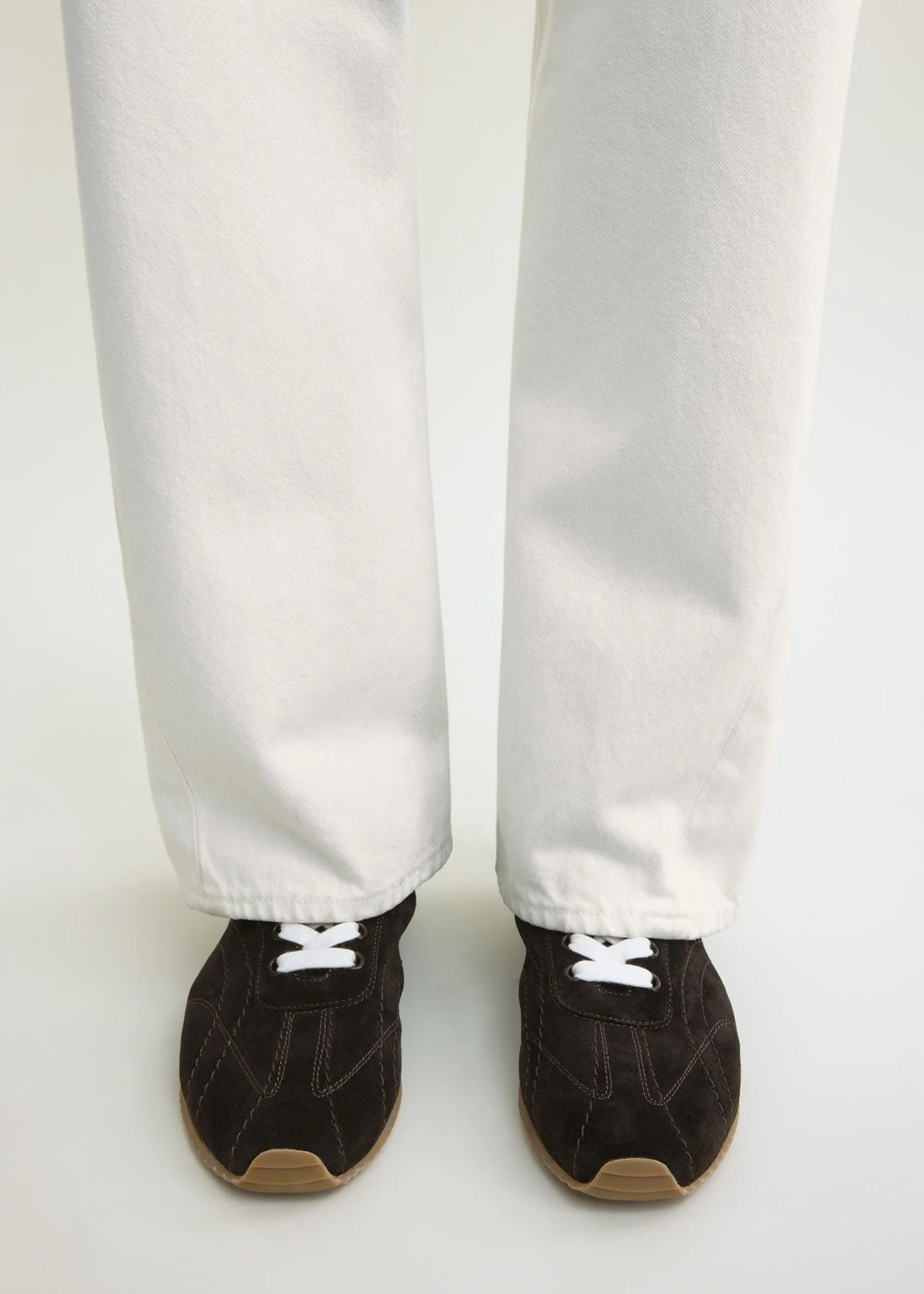 Flex suede sneakers umber sold by Toteme product image thumbnail 2
