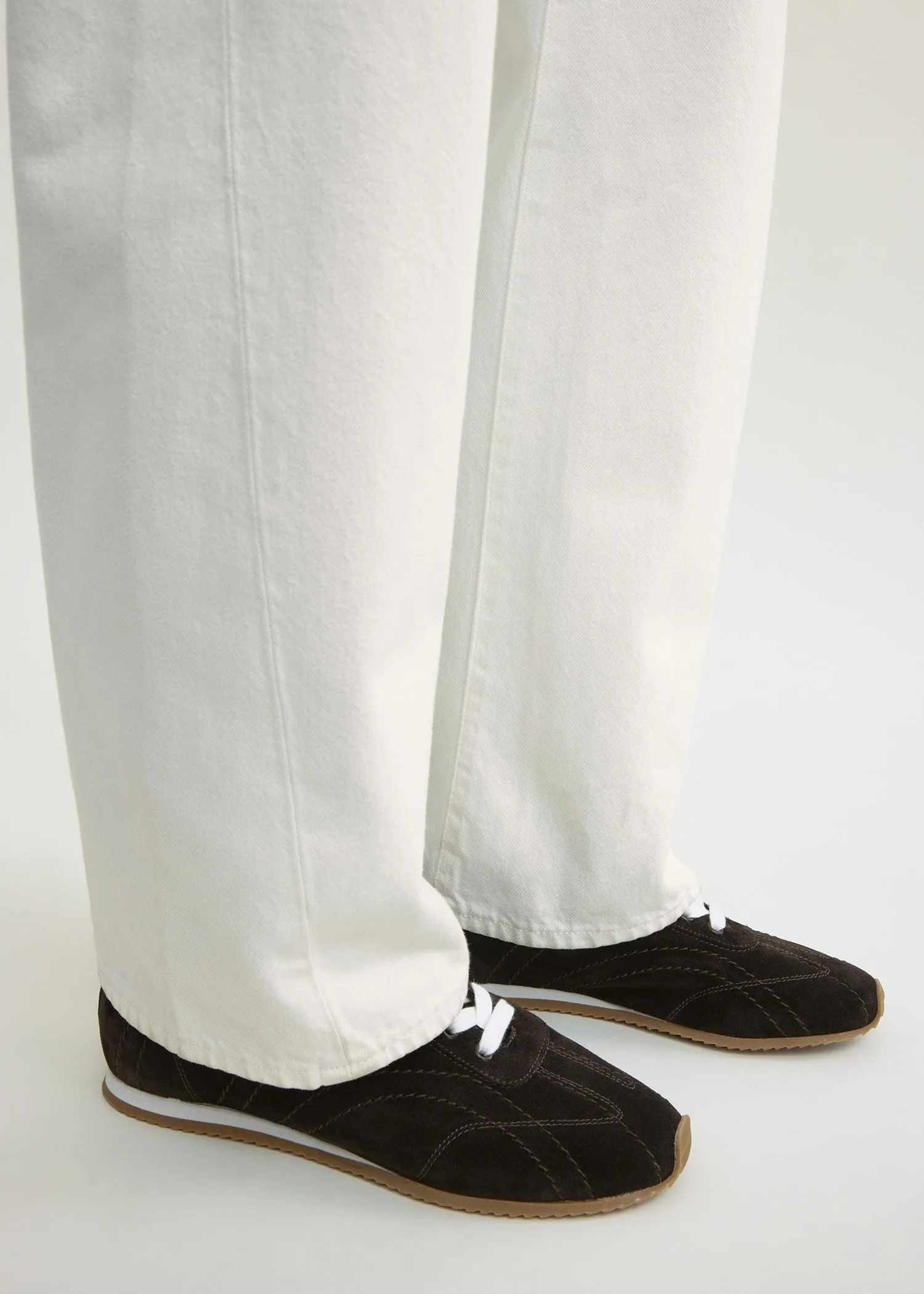 Flex suede sneakers umber sold by Toteme product image thumbnail 3