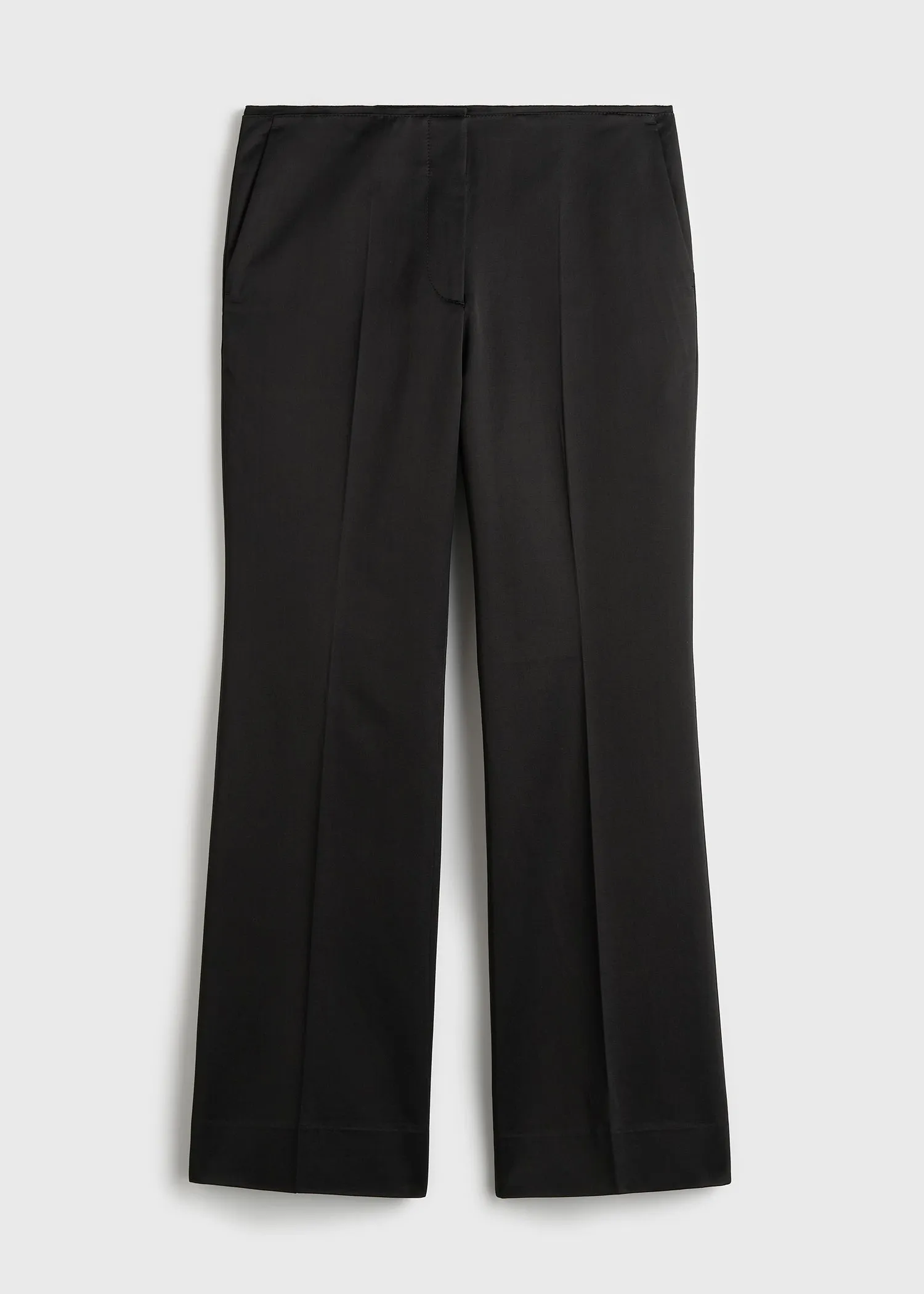 Kick flare raw-edge trousers black sold by Toteme product image thumbnail 5