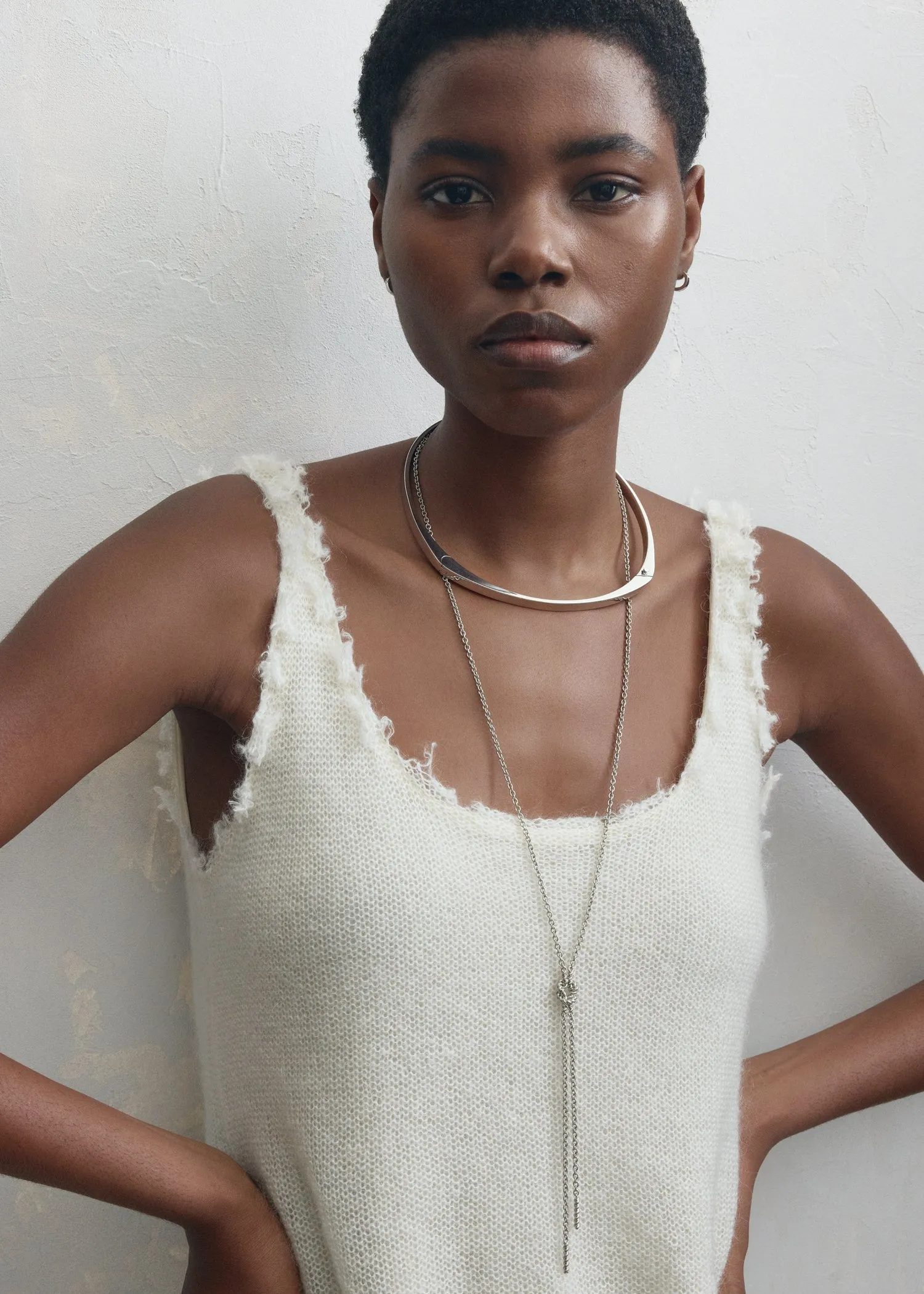 Rope lariat silver sold by Toteme product image thumbnail 2