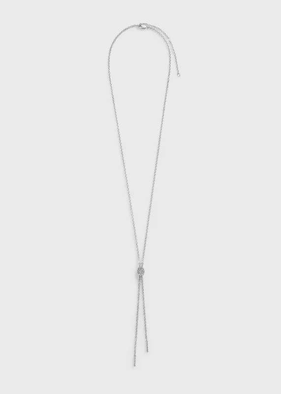 Rope lariat silver made by Toteme