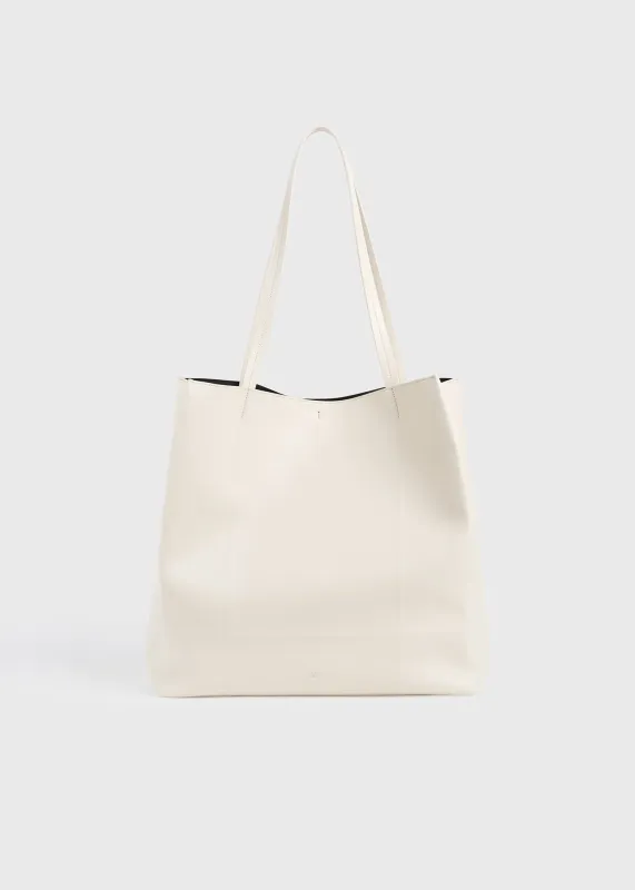 Roam leather tote stone sold by Toteme