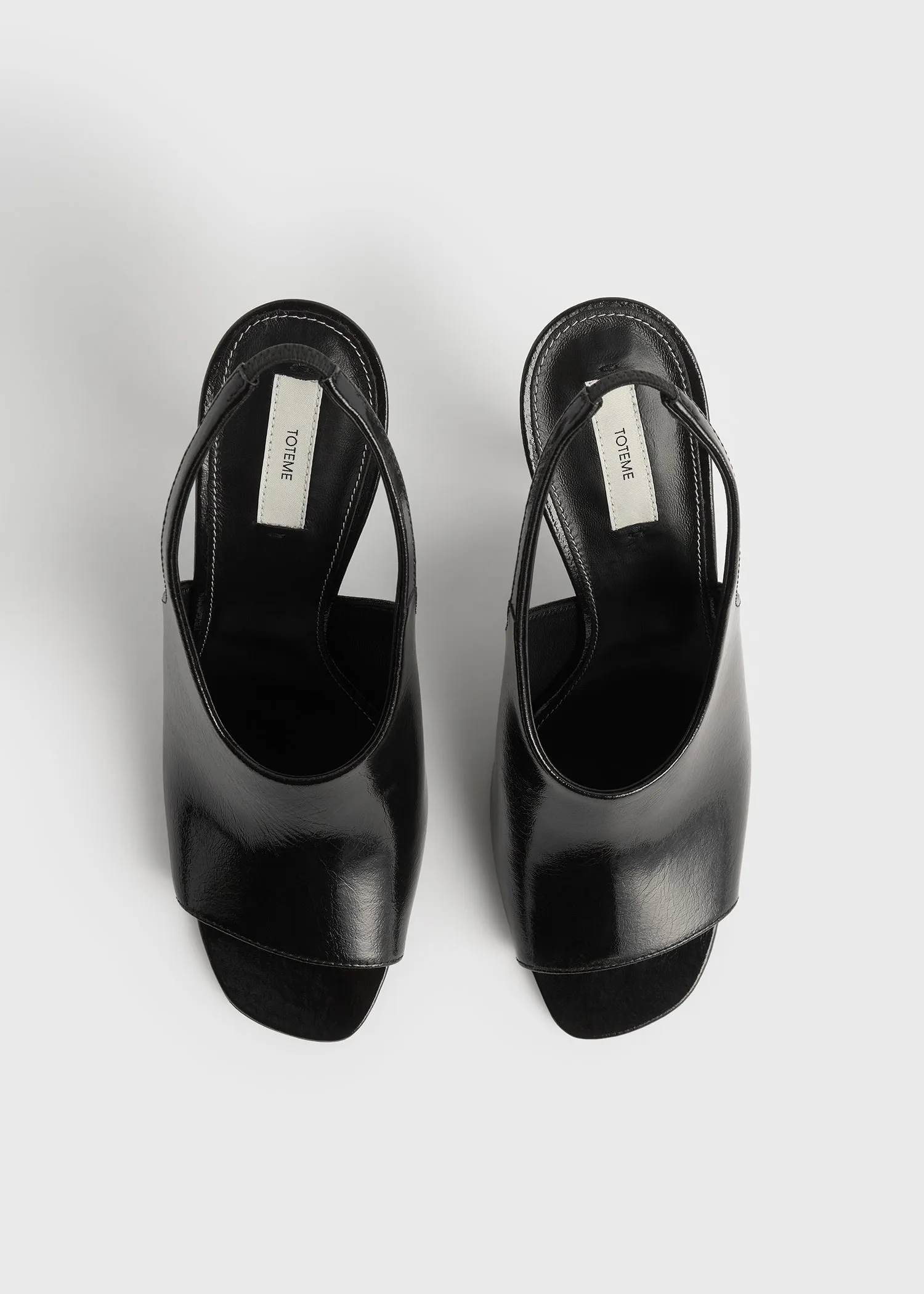 Contour naplack slingbacks black sold by Toteme product image thumbnail 4