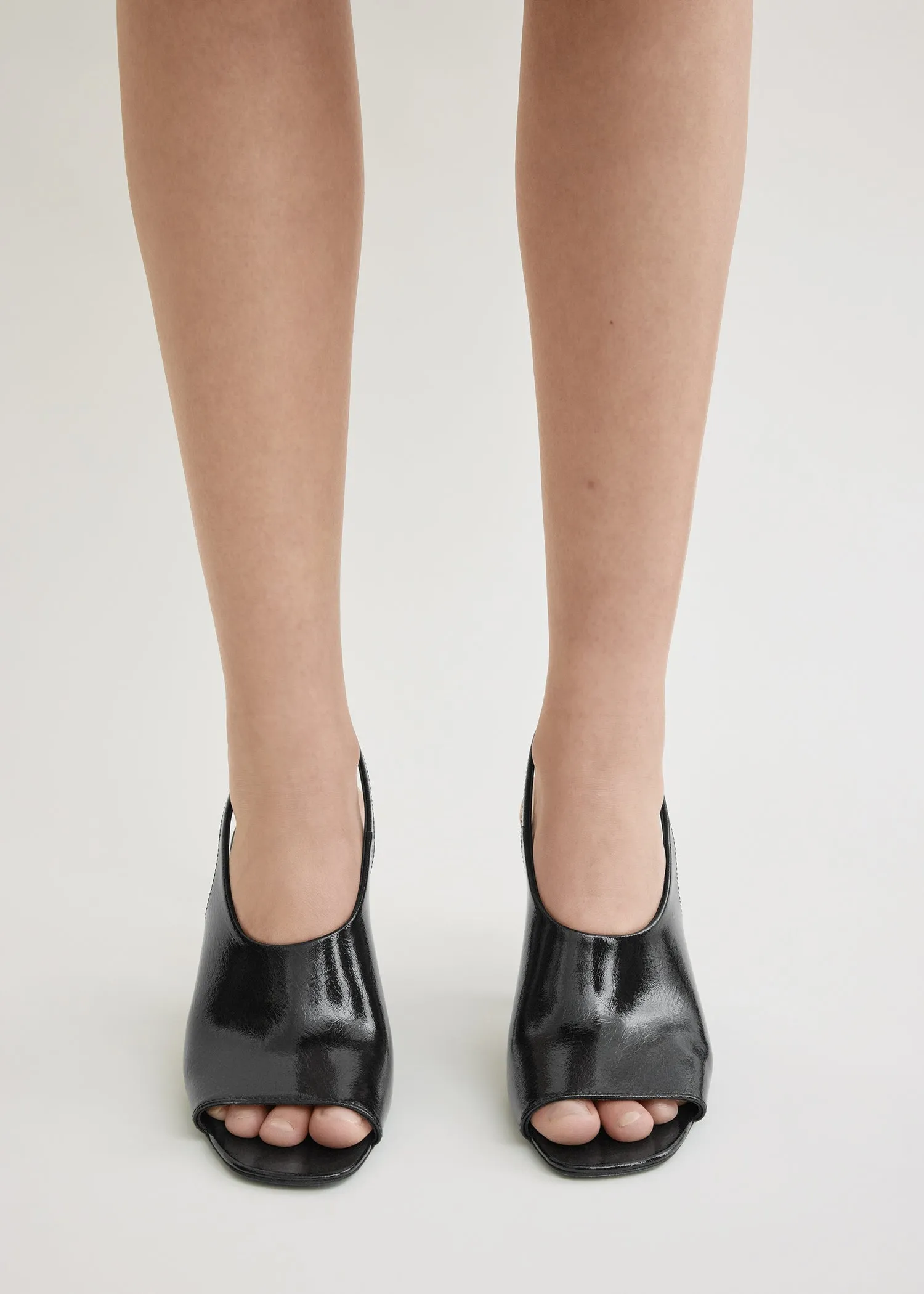 Contour naplack slingbacks black sold by Toteme product image thumbnail 2