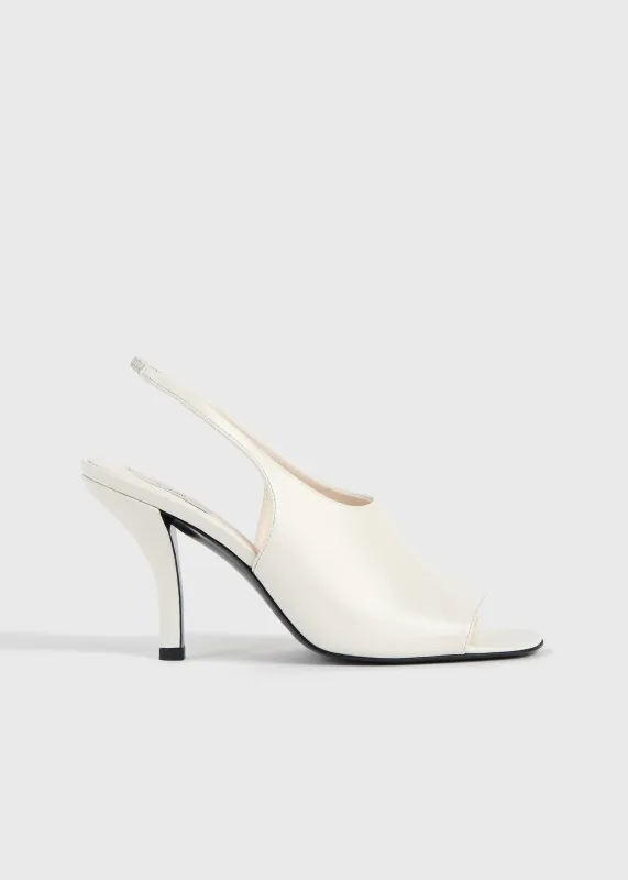 Contour naplack slingbacks off-white sold by Toteme