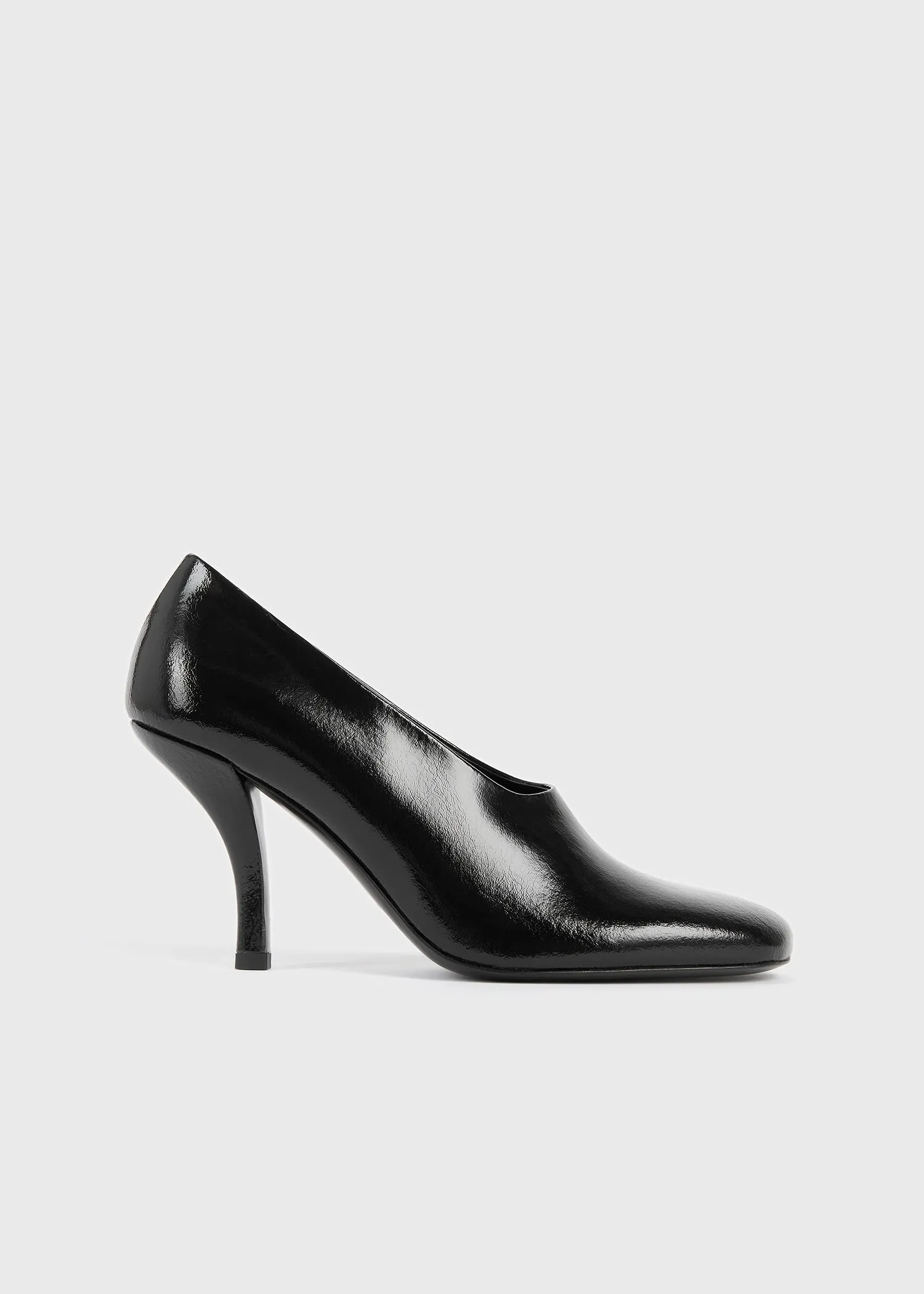Contour naplack pumps black sold by Toteme