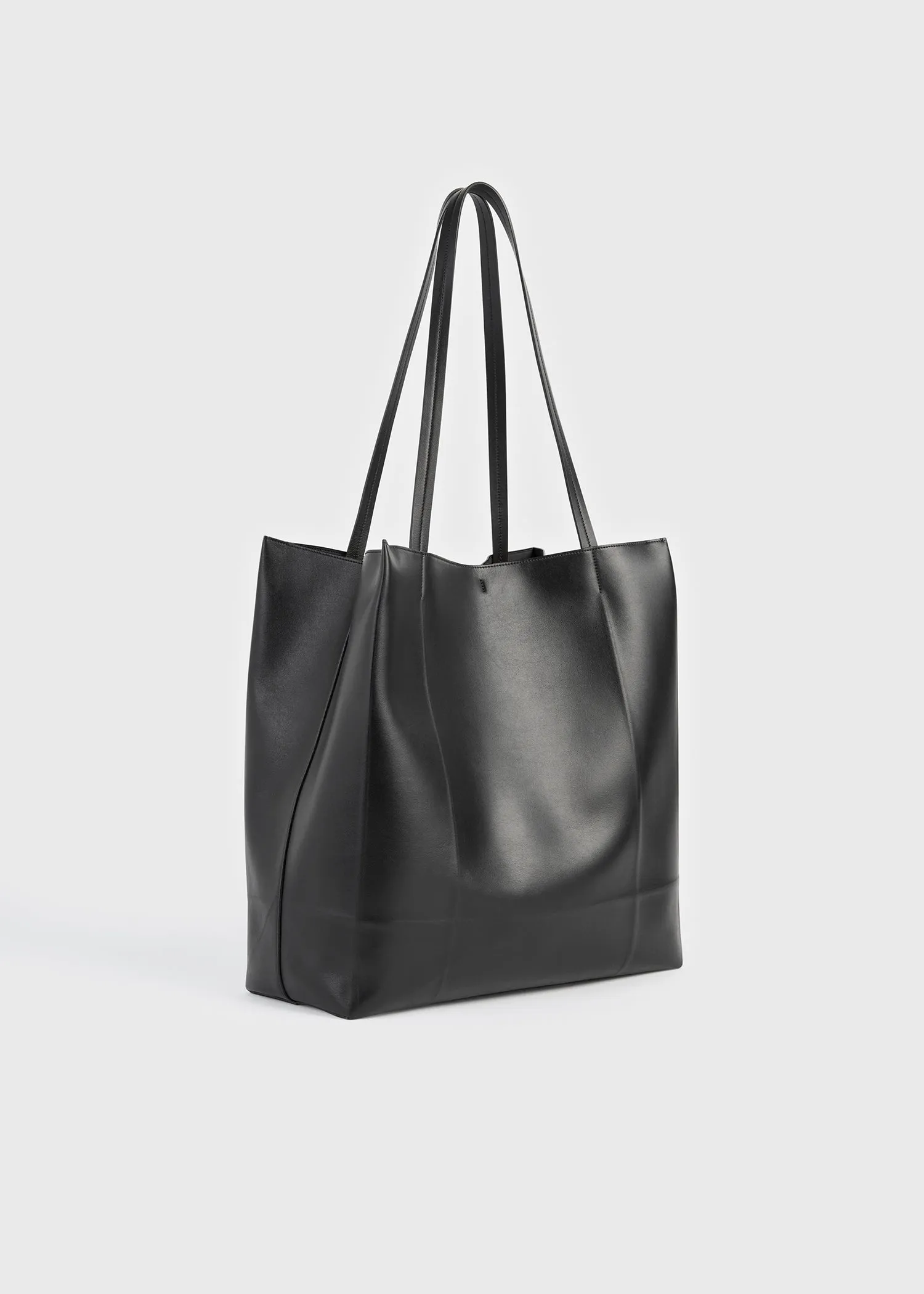 Roam leather tote black - Preorder sold by Toteme product image thumbnail 4
