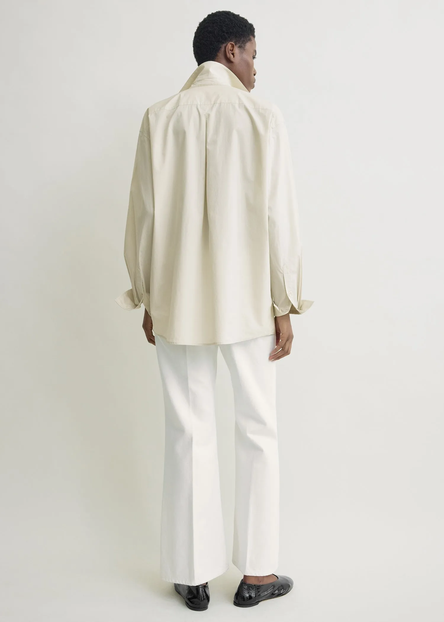 Classic tumbled shirt pebble sold by Toteme product image thumbnail 3